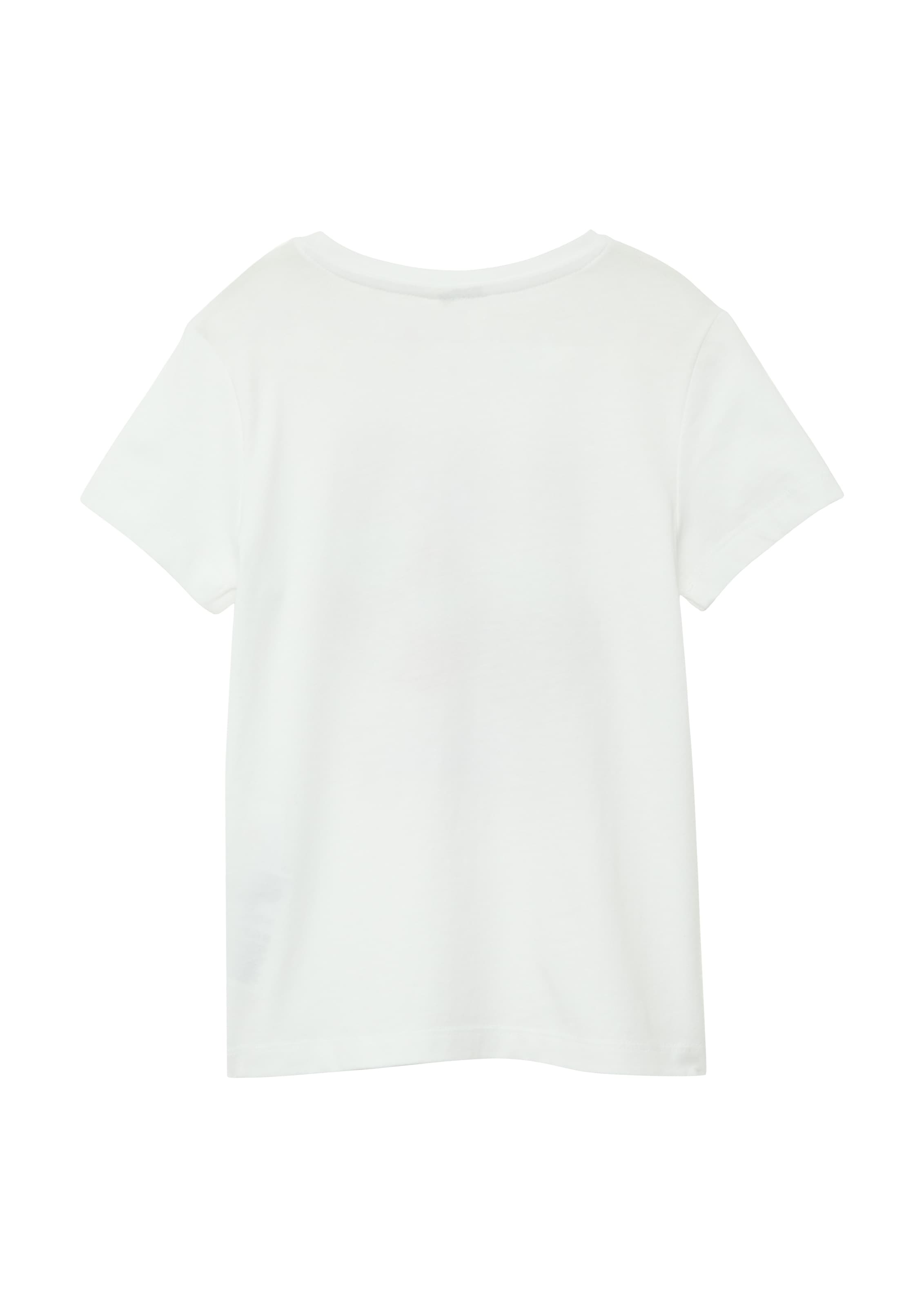 s.Oliver Junior T-Shirt, im Loose Fit mit Effektprint