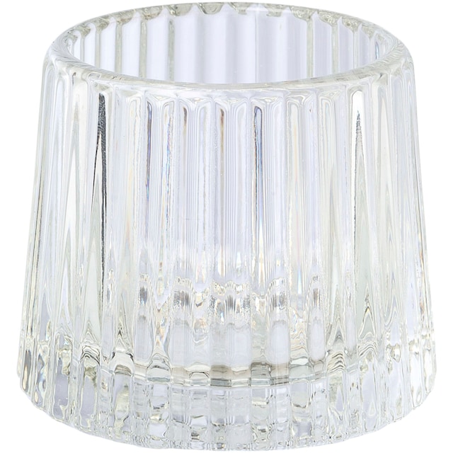 Home affaire Teelichthalter »Kerzenhalter Lunery«, (Set, 5 St.), aus  hochwertigem Glas online bestellen