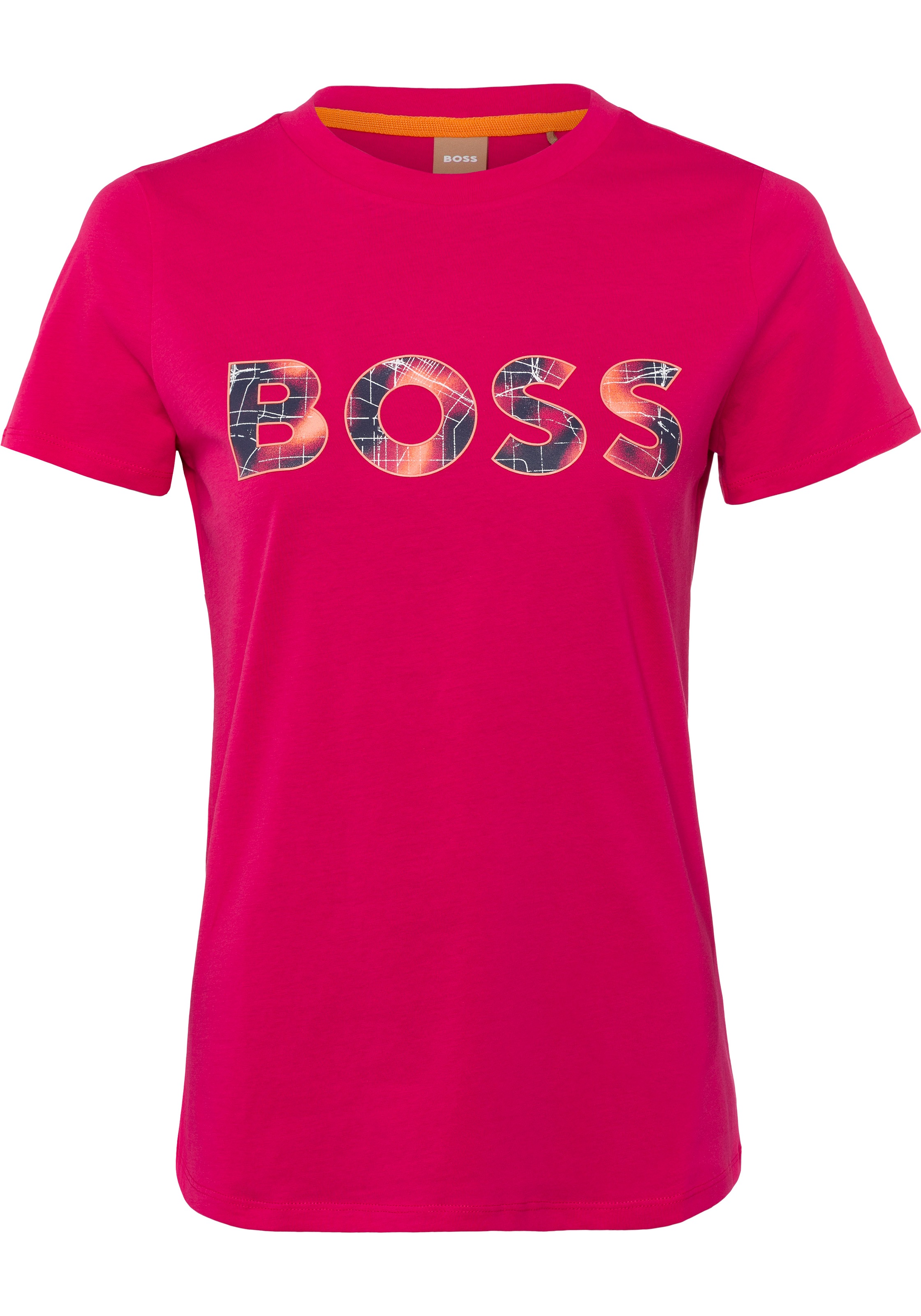 BOSS ORANGE T-Shirt, mit bei online Logo-Frontprint