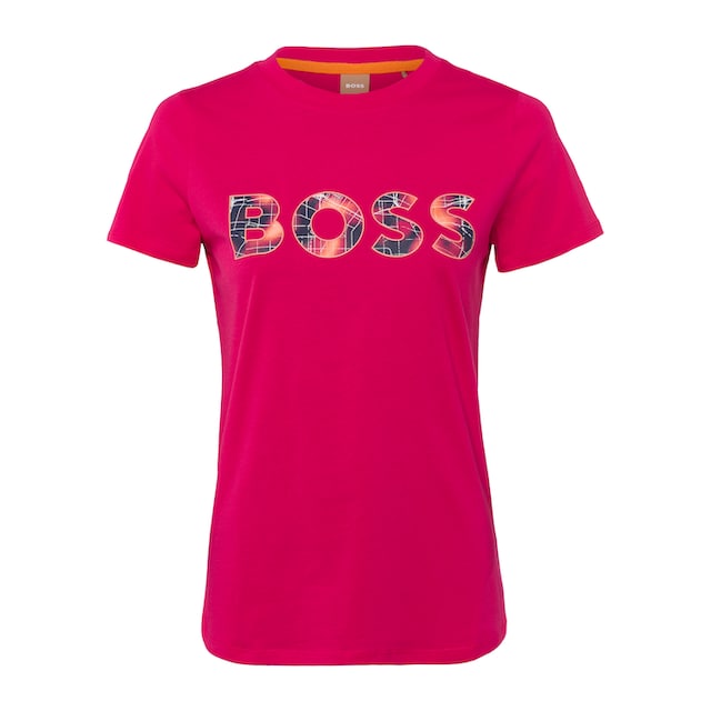 BOSS ORANGE T-Shirt, mit Logo-Frontprint online bei
