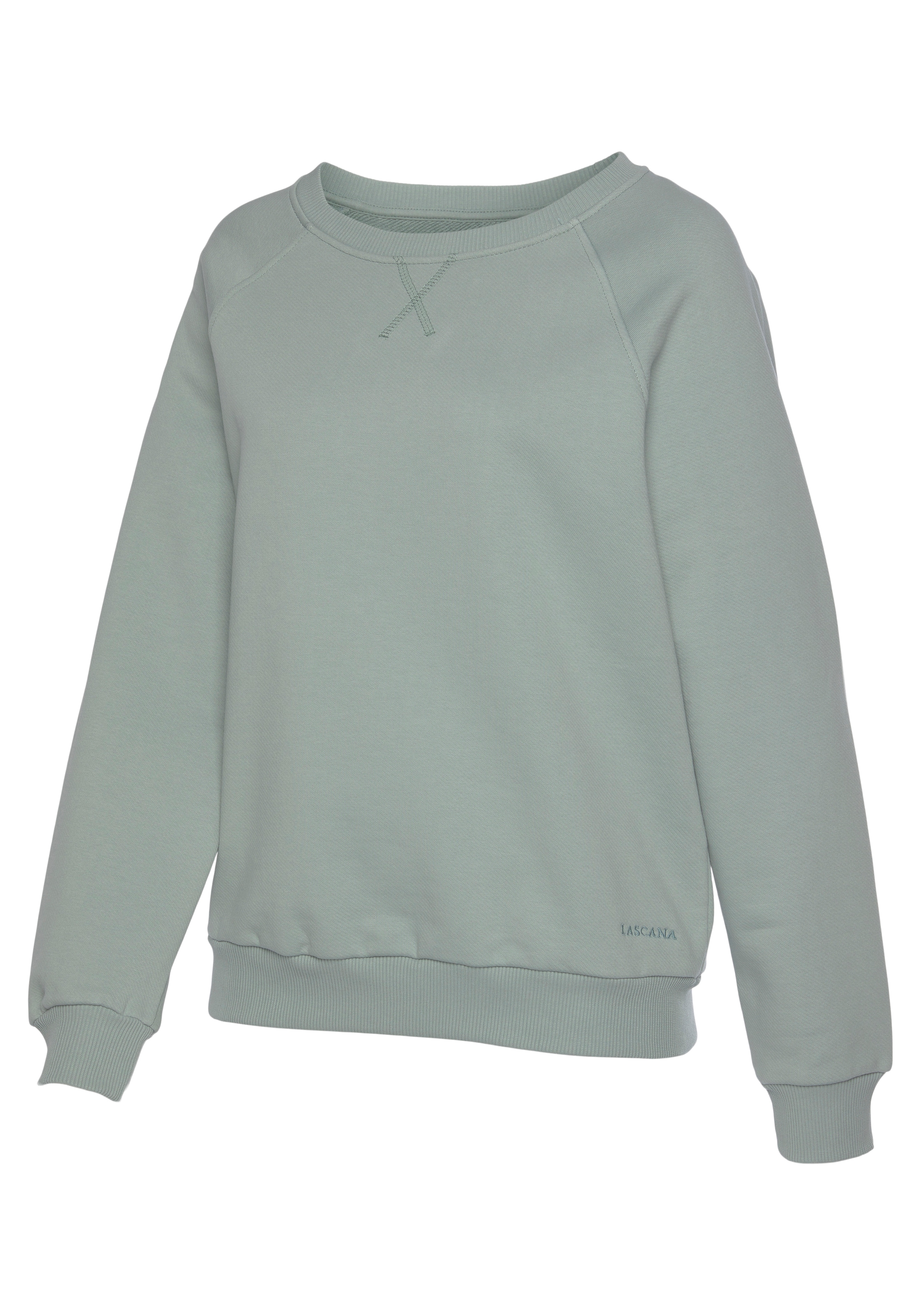 LASCANA Sweatshirt, aus organischer Baumwolle, Loungewear