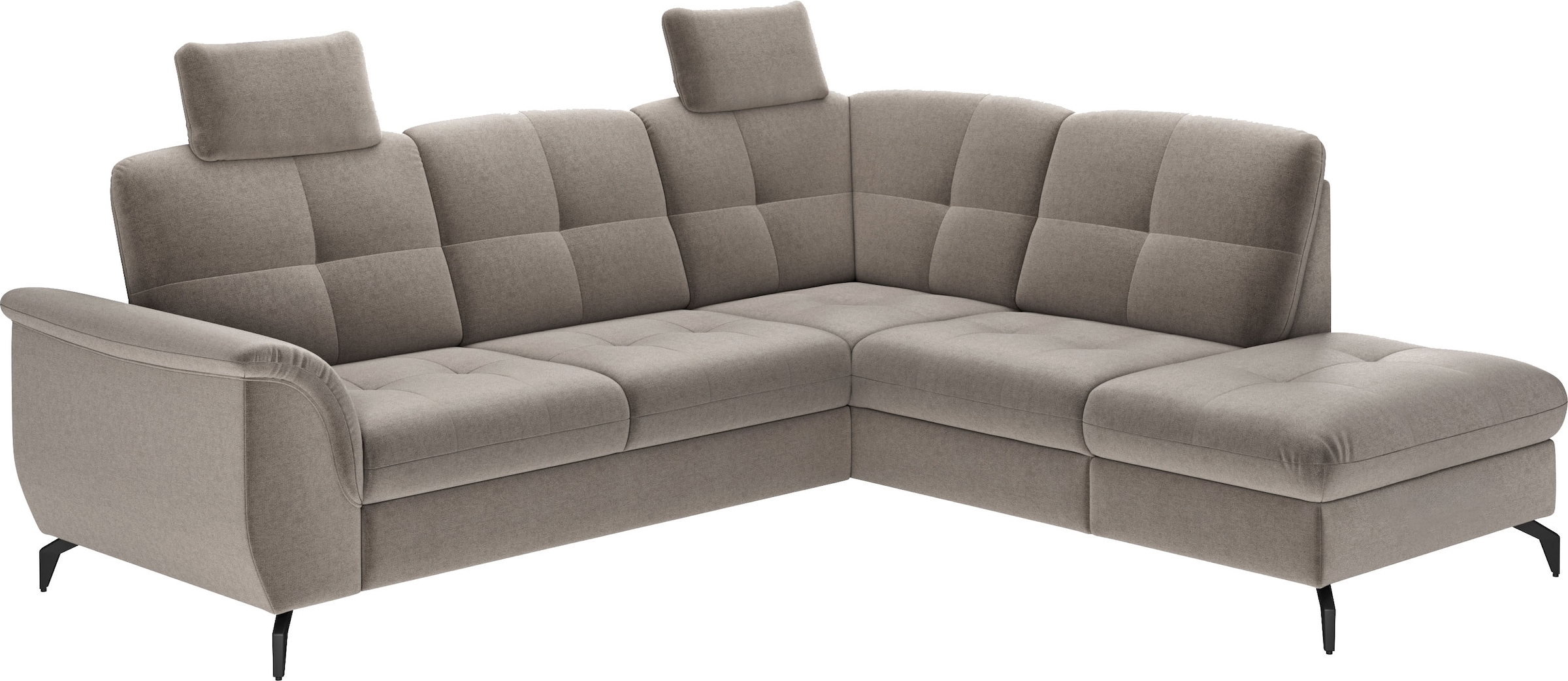 sit&more Ecksofa »Zora L-Form«, wahlweise mit Bettfunktion und Bettkasten