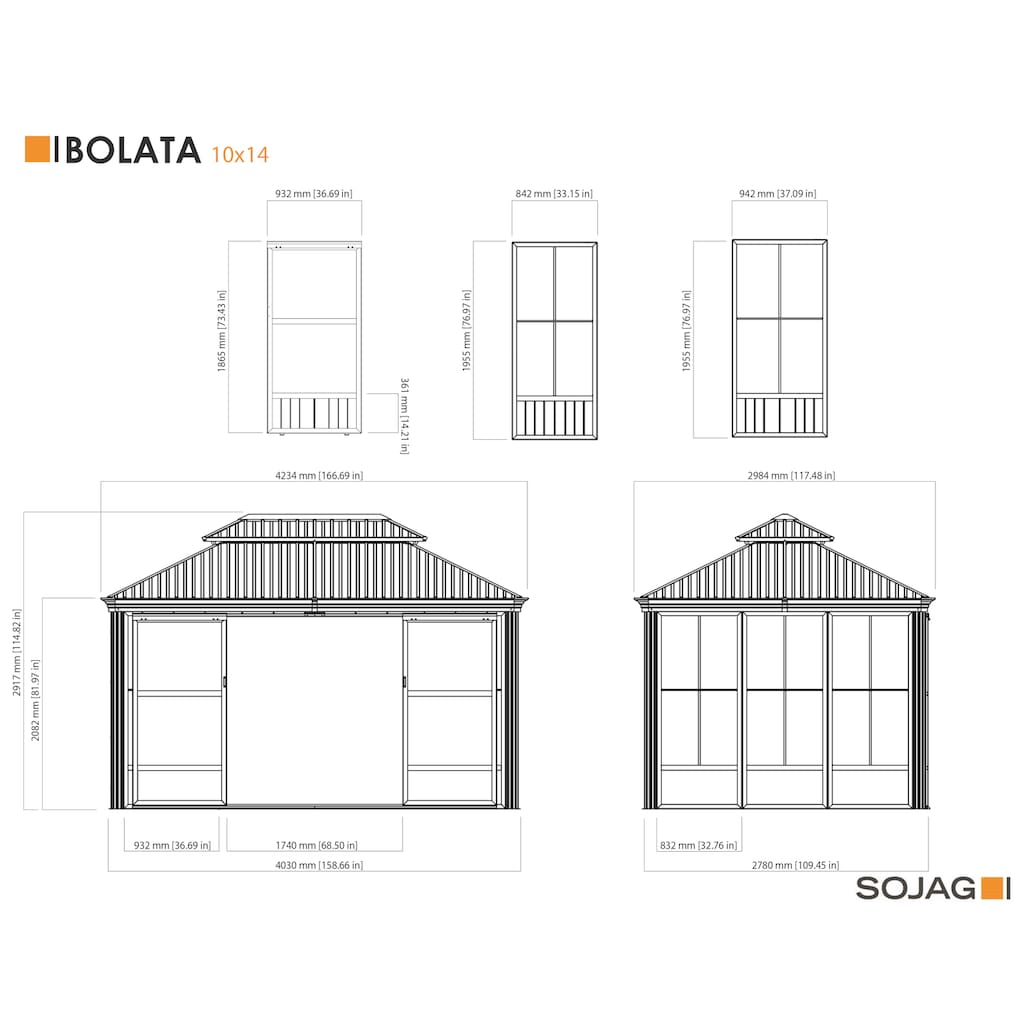 Sojag Pavillon »Bolata SJ14510«