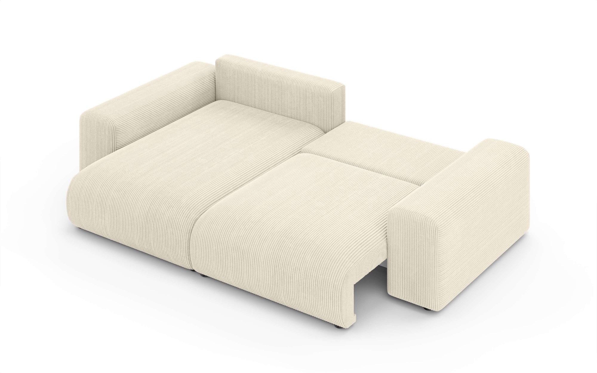 INOSIGN Ecksofa »LAKESIDE mit Bettfunktion und Bettkasten, B/T/H 257/166/84 cm«, L-Form, Recamiere beidseitig montierbar, Wellenunterfederung