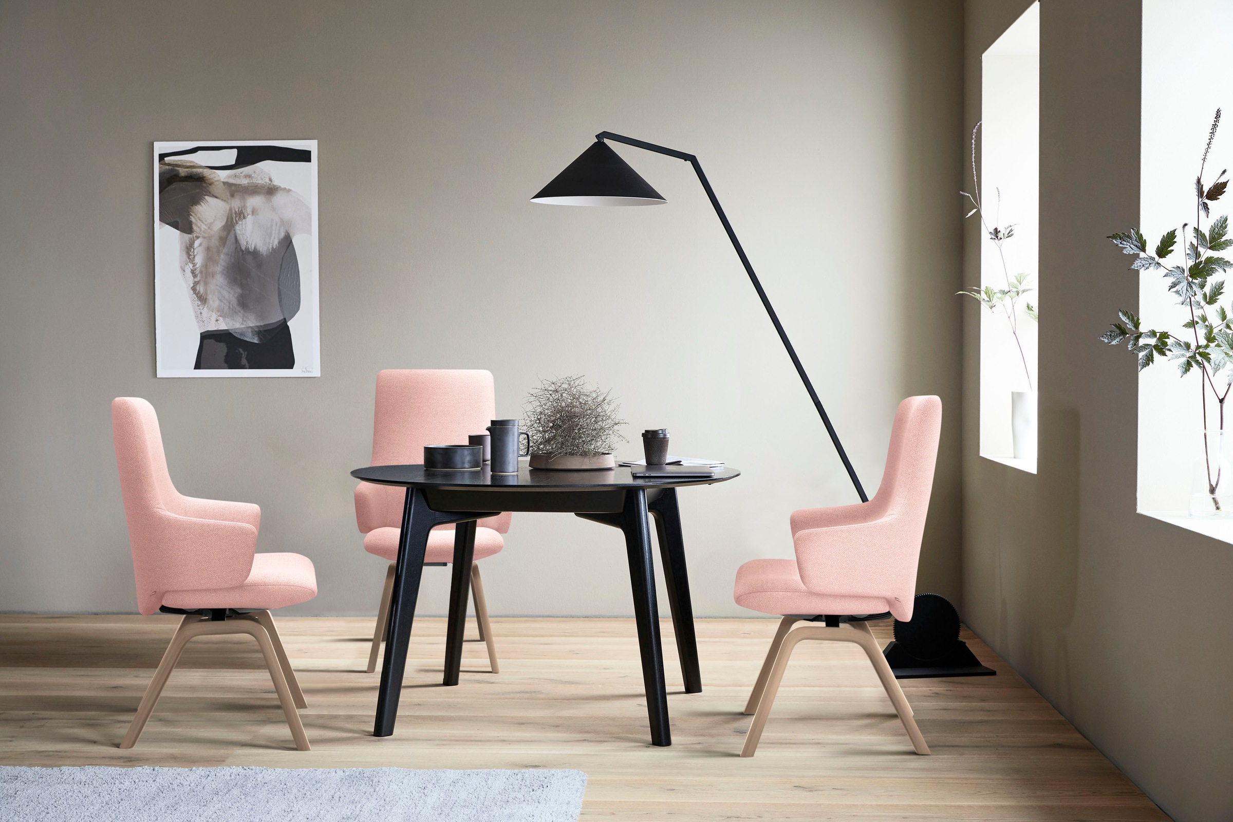 Stressless® Polsterstuhl »Laurel«, ROHLEDER Stoff Q2 FARON, High Back mit A günstig online kaufen