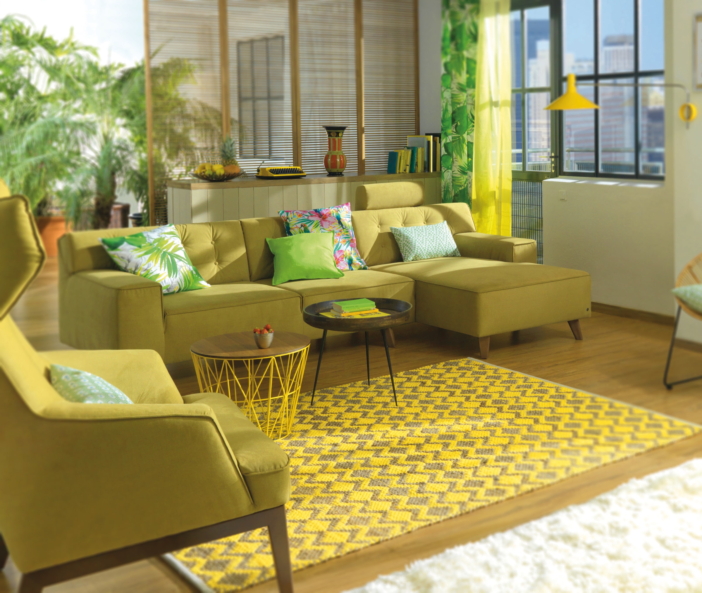 TOM TAILOR HOME Teppich »Geometric« rechteckig 7 mm Höhe Flachgewebe, handgewebt, Material: 60% Baumwolle, 40% Jute