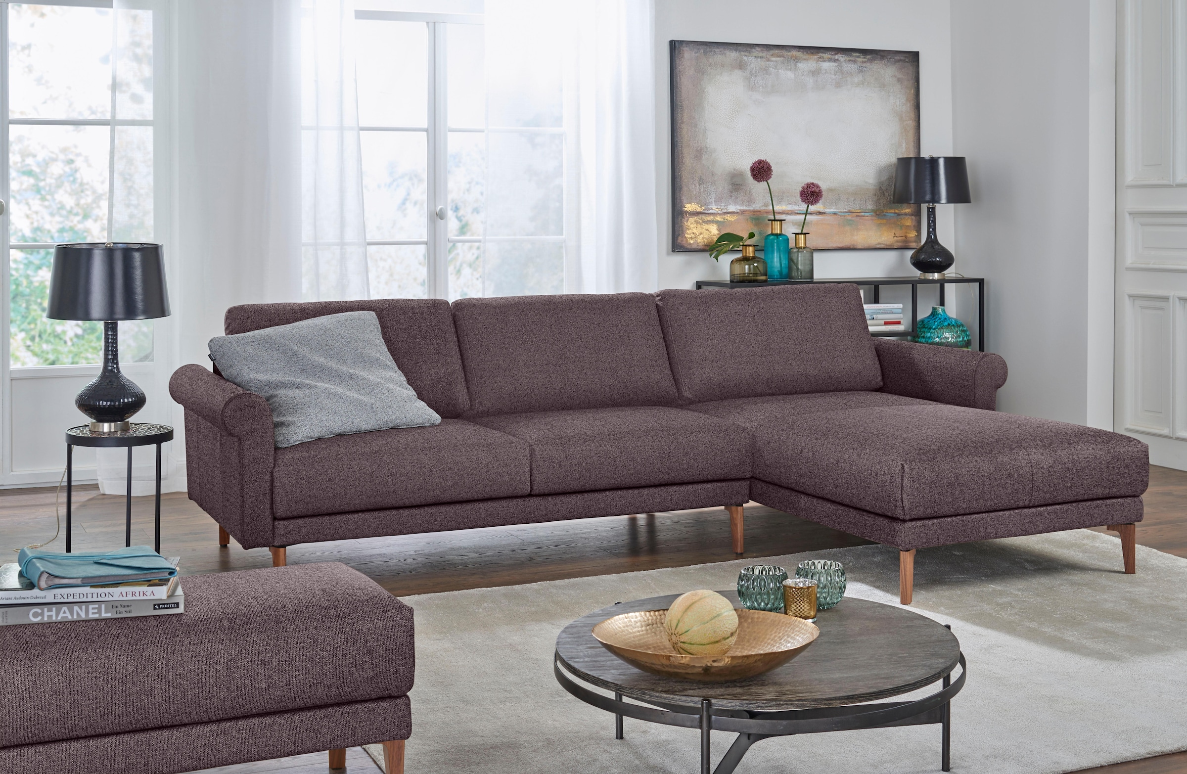 Creation BY ROLF BENZ Ecksofa »CR.450, Designecksofa, L-Form«, Armlehne Sch günstig online kaufen