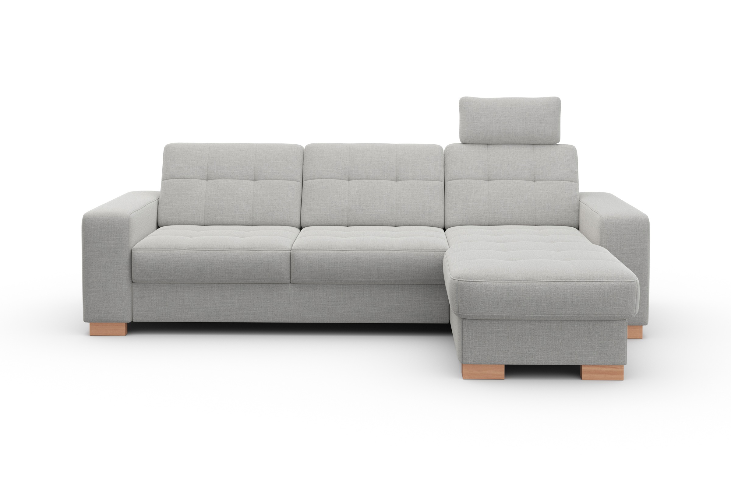 sit&more Ecksofa »Quincy L-Form«, wahlweise mit Bettfunktion und Bettkasten