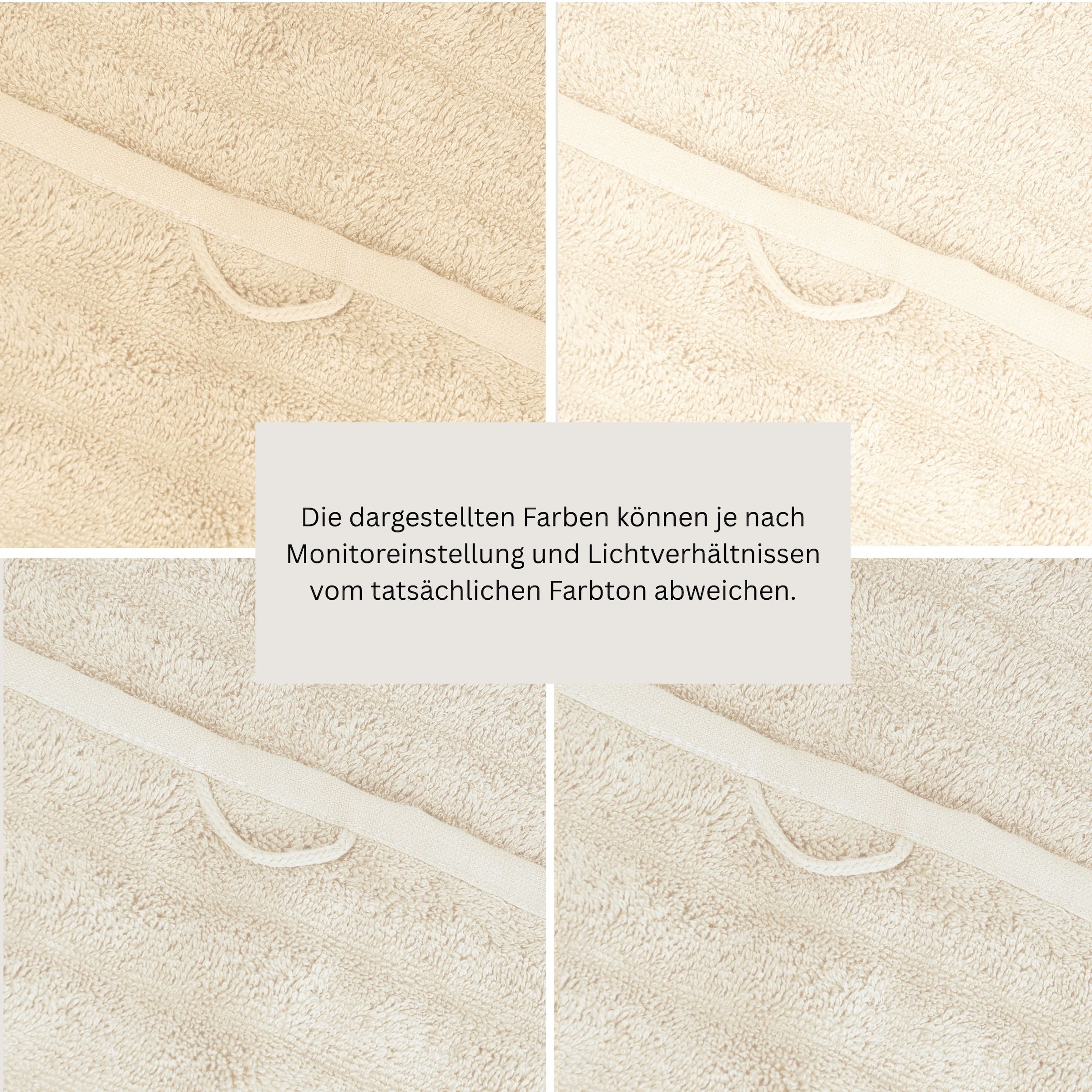 Schiesser Gaestehandtuecher »Neapel aus 100% Baumwolle mit eleganter Hoch-Tief-Optik« OEKO-TEX® MADE IN GREEN