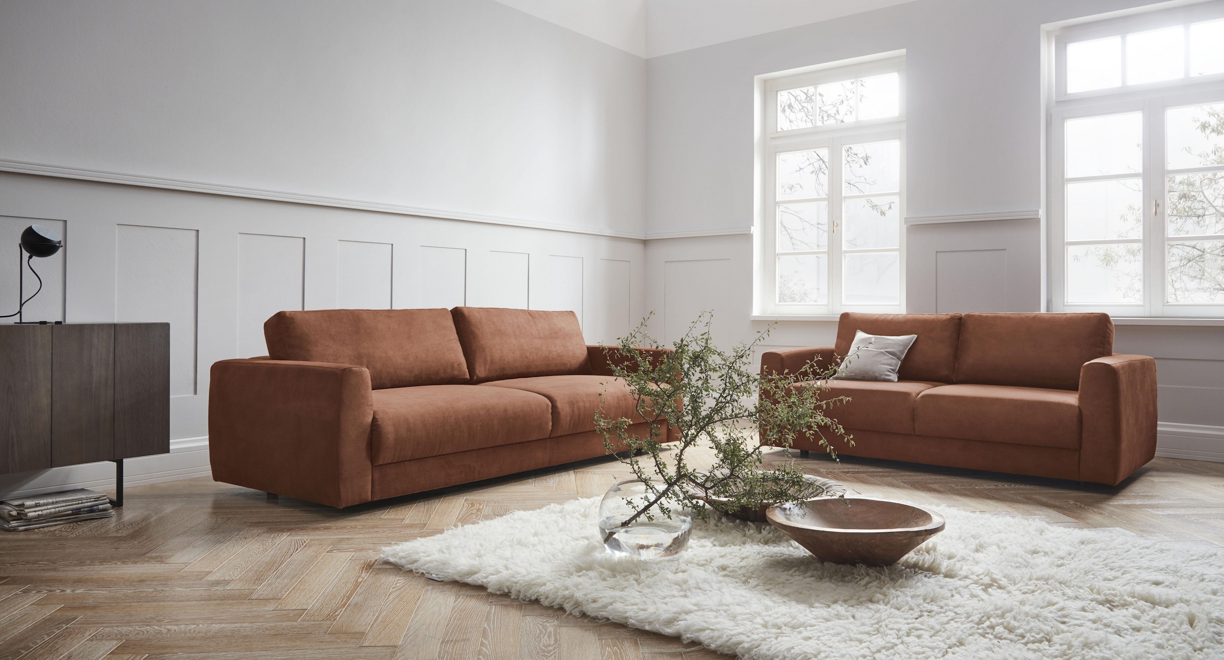 andas 2-Sitzer »Hobro«, in 3 Bezugsqualitäten in vielen Farben, Design by Morten Georgsen