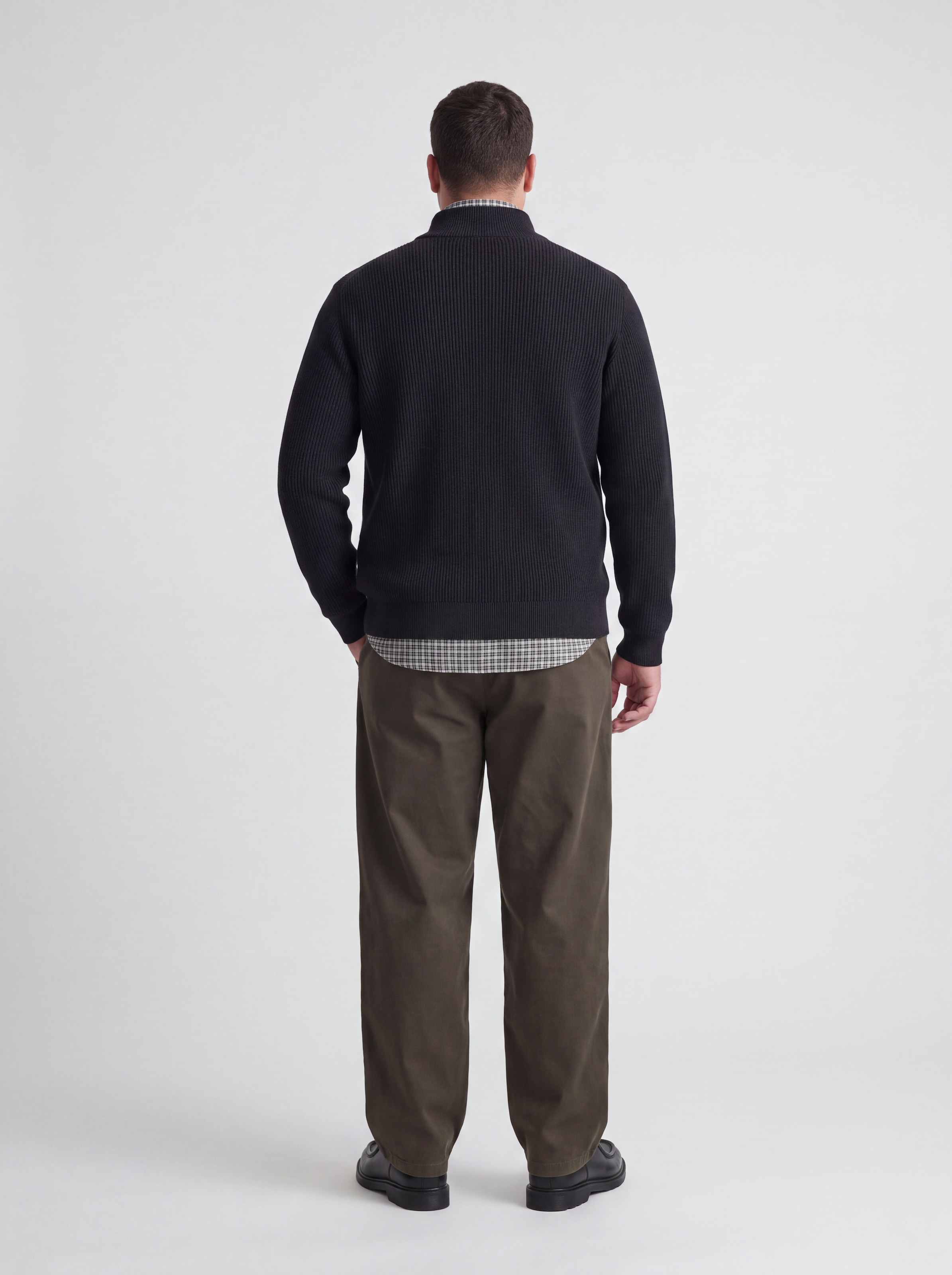 Jack & Jones PlusSize Strickjacke »JJEPERFECT KNIT FULL ZIP CARDIGAN SN PLS« Baumwollmischung, mit Stehkragen