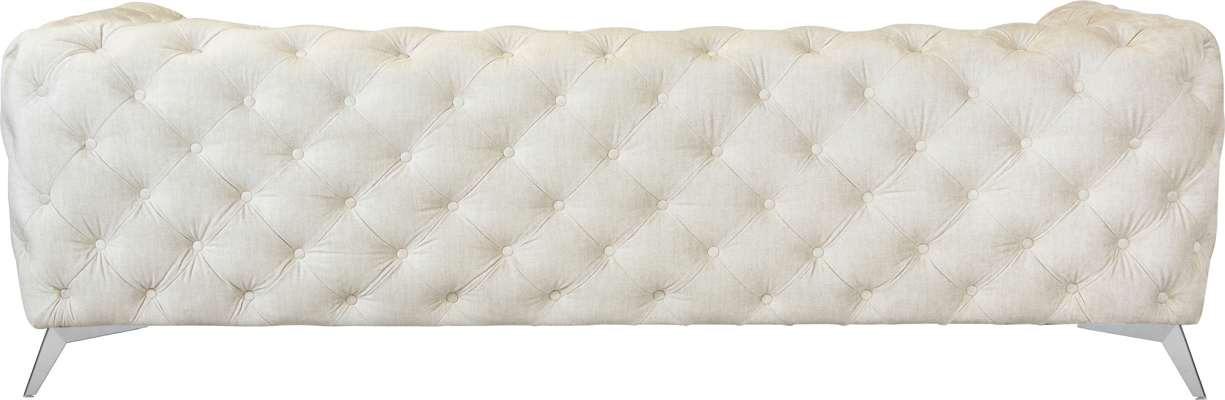 Leonique Chesterfield-Sofa »Glynis«, aufwändige Knopfheftung, moderne Chesterfield Optik, Fußfarbe wählbar
