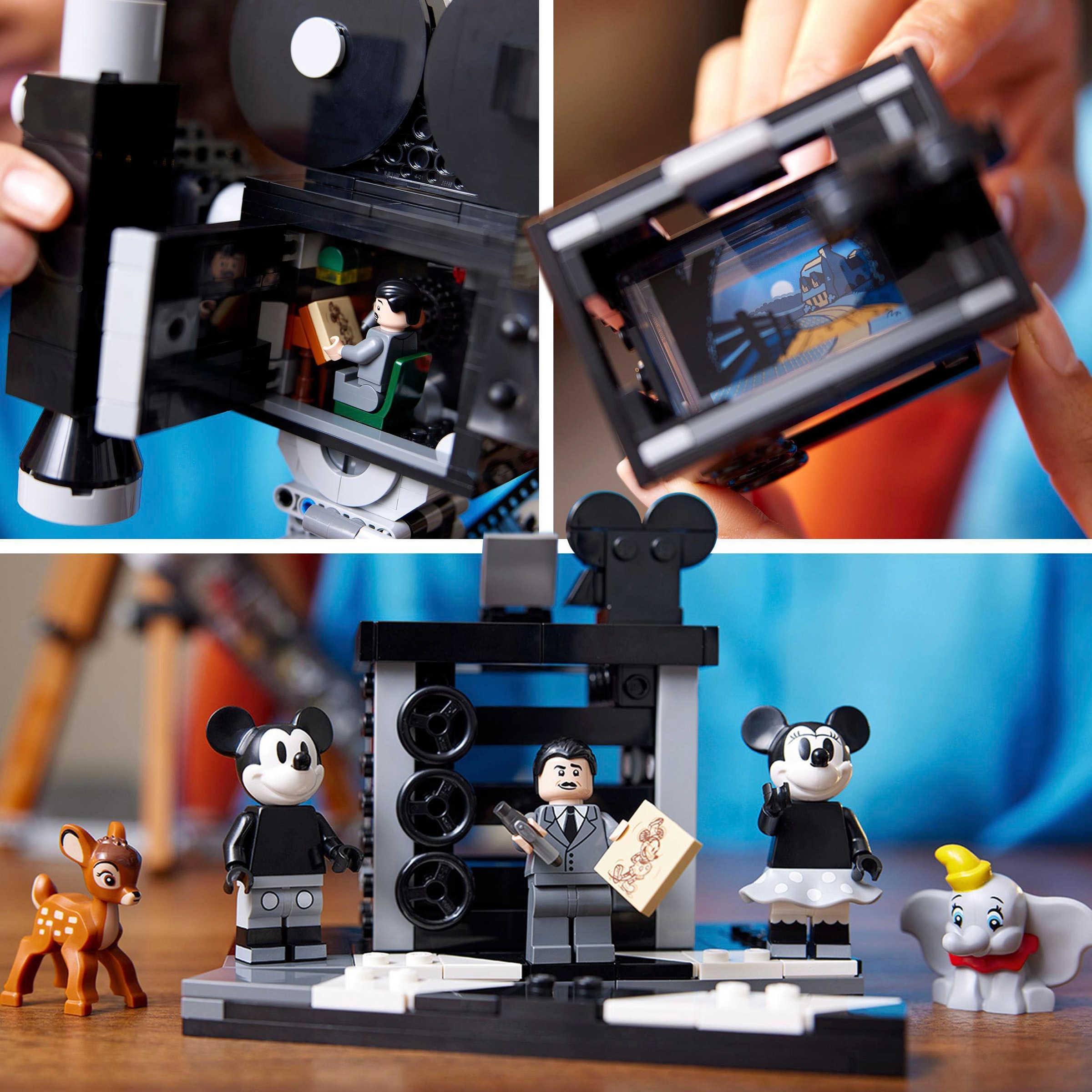 LEGO® Konstruktionsspielsteine »Kamera – Hommage an Walt Disney (43230), LEGO® Disney«, (811 St.), Made in Europe