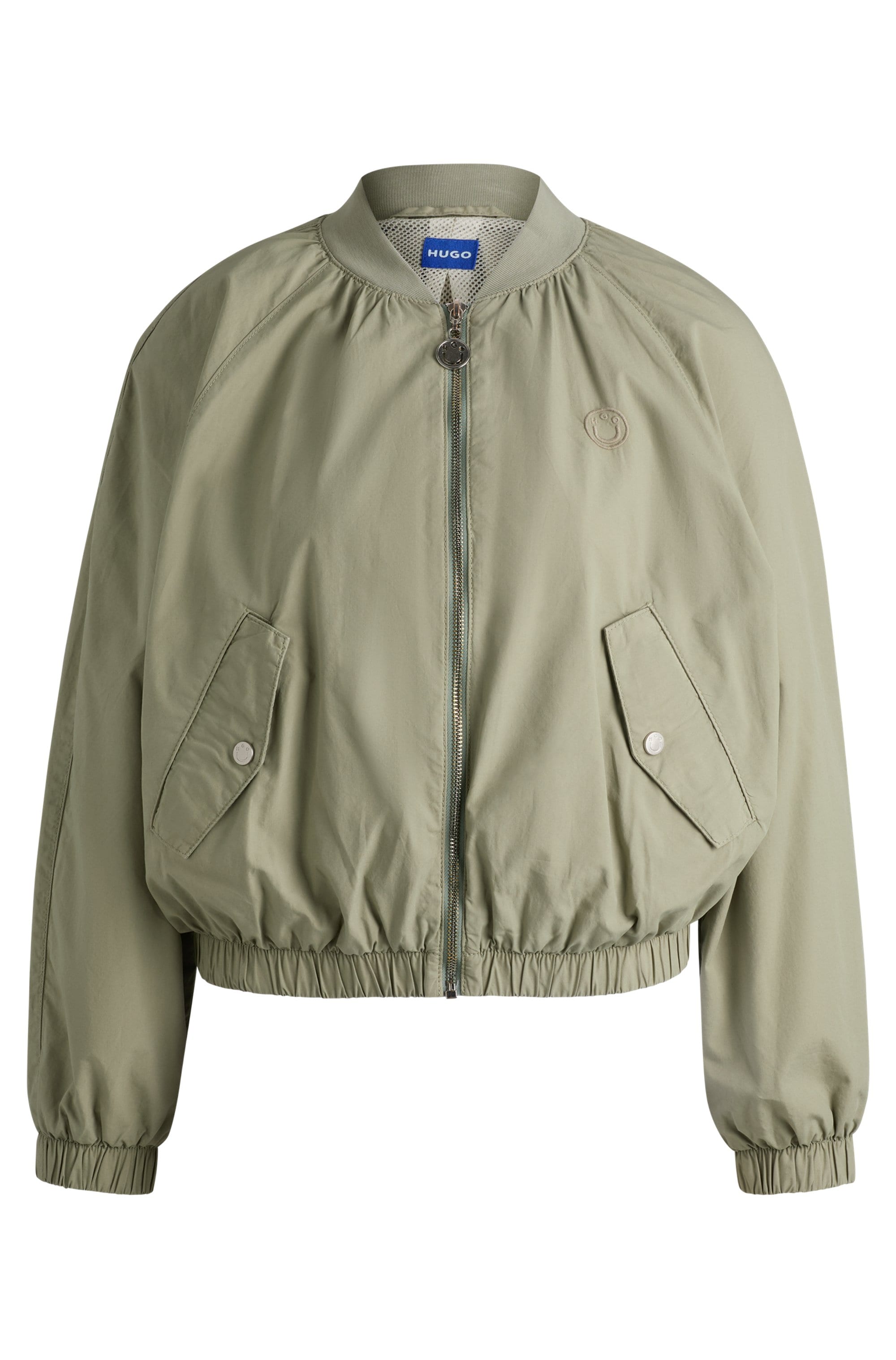 HUGO Blue Kurzblazer »Asata«, mit Raglanärmeln Bomberjacke Bomber