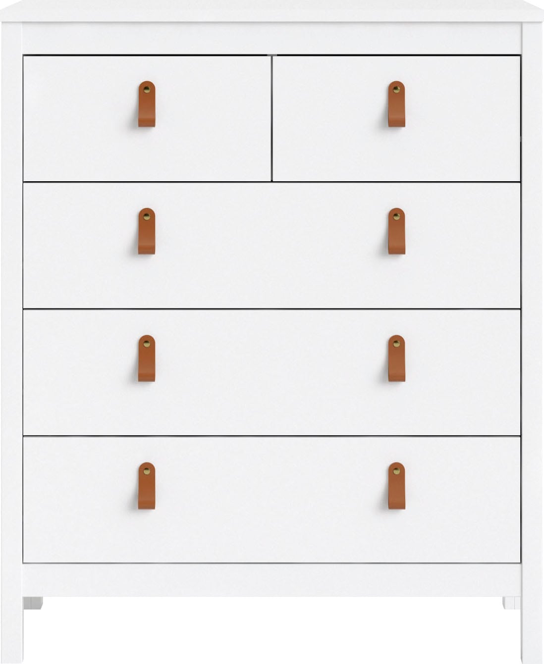 Home affaire Kommode »Madrid, Aufbewahrung, Schubladenschrank, Stauraum«, mit 5 Schubladen, Breite 82 cm, Höhe 99 cm