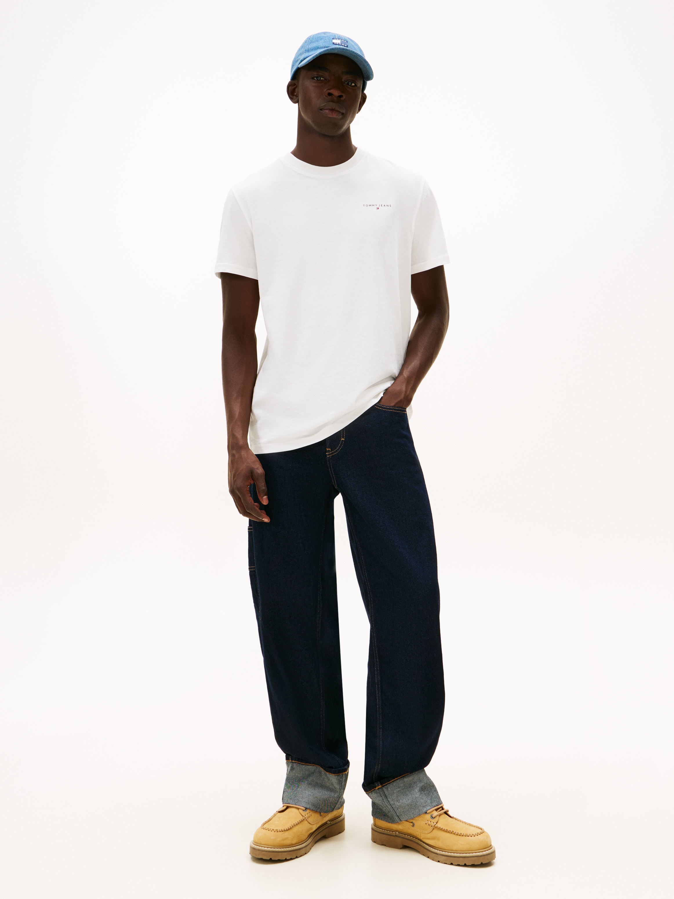 Tommy Jeans T-Shirt »TJM SLIM FIT LINEAR 2PACK« Packung, 2 Stk.