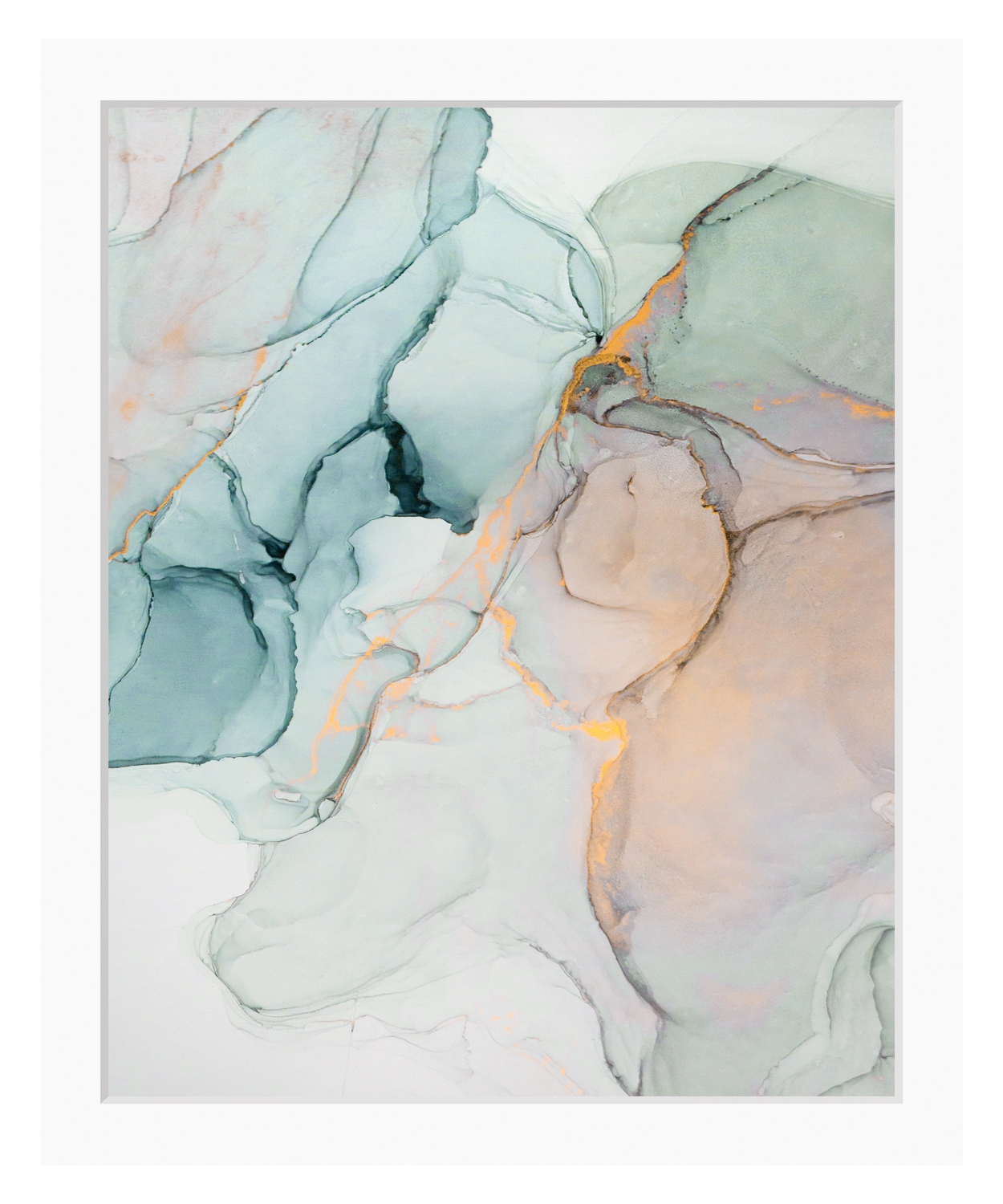 queence Bild »Ria« Abstrakt | Kunst | Marmor | Modern gerahmt, Abstrakt