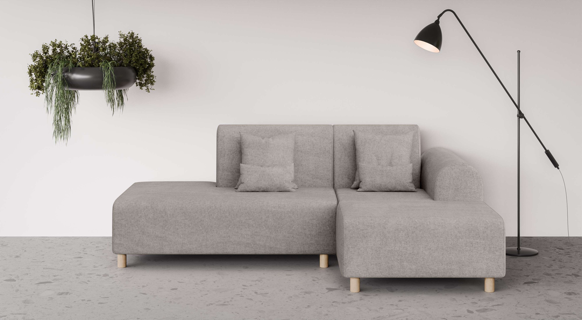 OTTO home Ecksofa »Suyala« L-Form mit Hocker günstig online kaufen