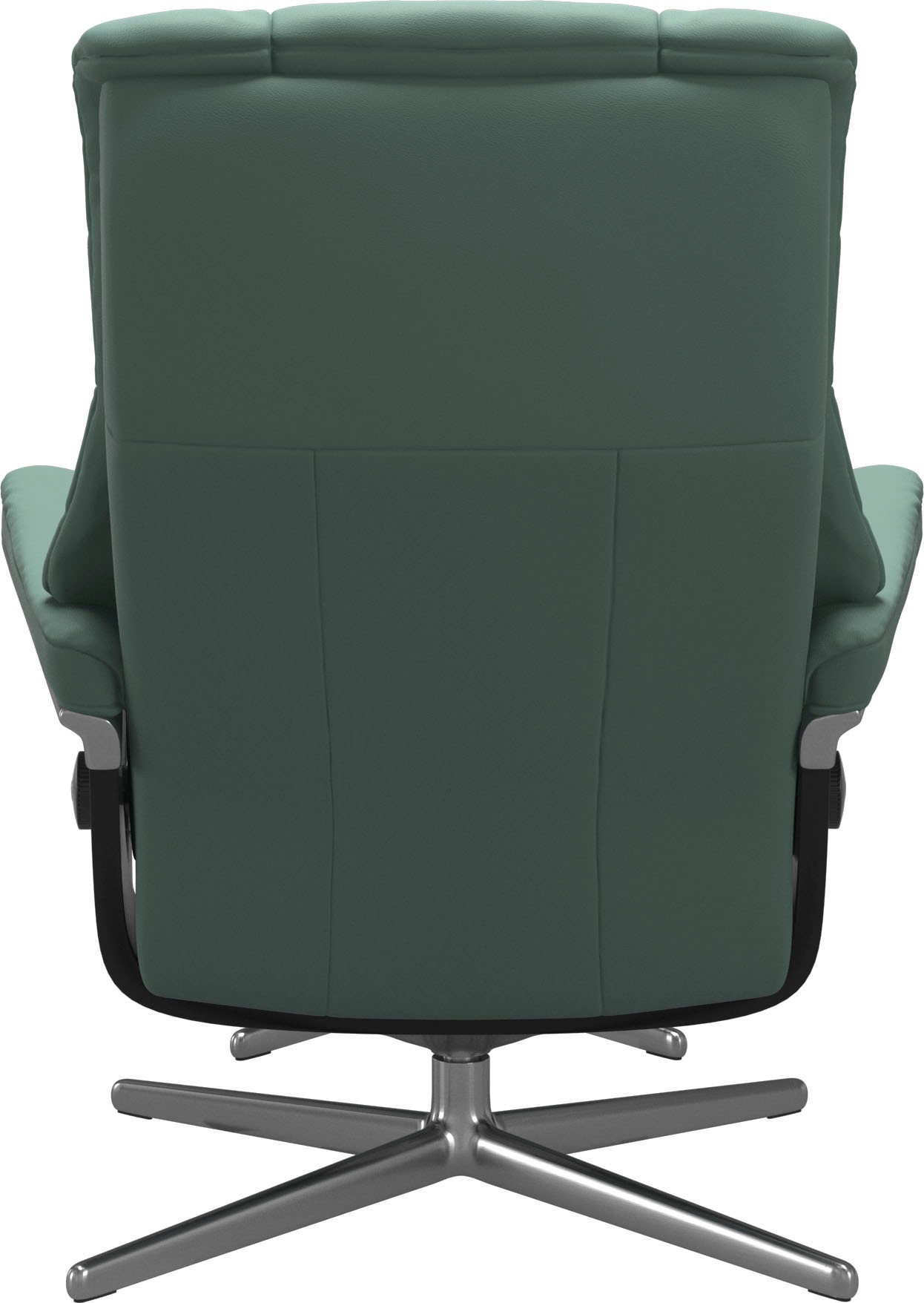 Stressless® Relaxsessel »Mayfair«, (Set, Relaxsessel mit Hocker), mit Hocker, mit Cross Base, Größe S, M & L, Holzakzent Schwarz