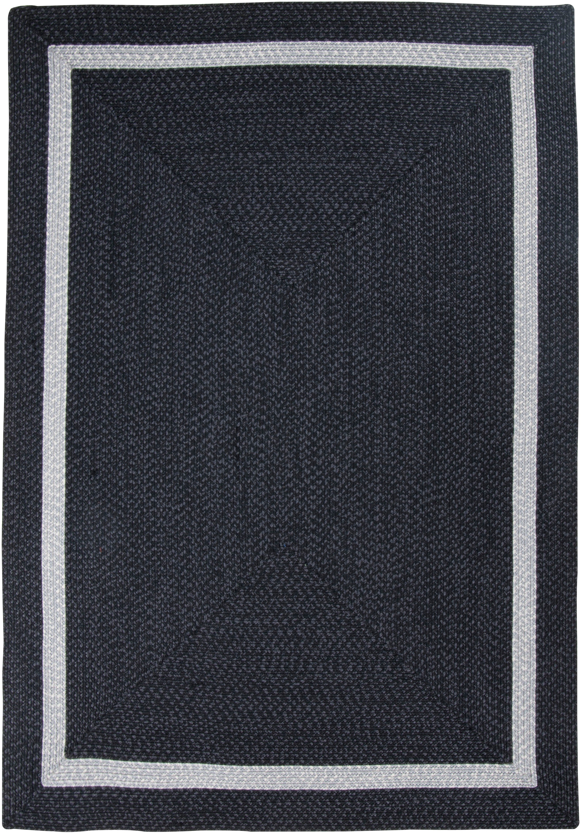 Gino Falcone Teppich »Benito« rechteckig 6 mm Höhe Flachgewebe, Uni Farben, günstig online kaufen