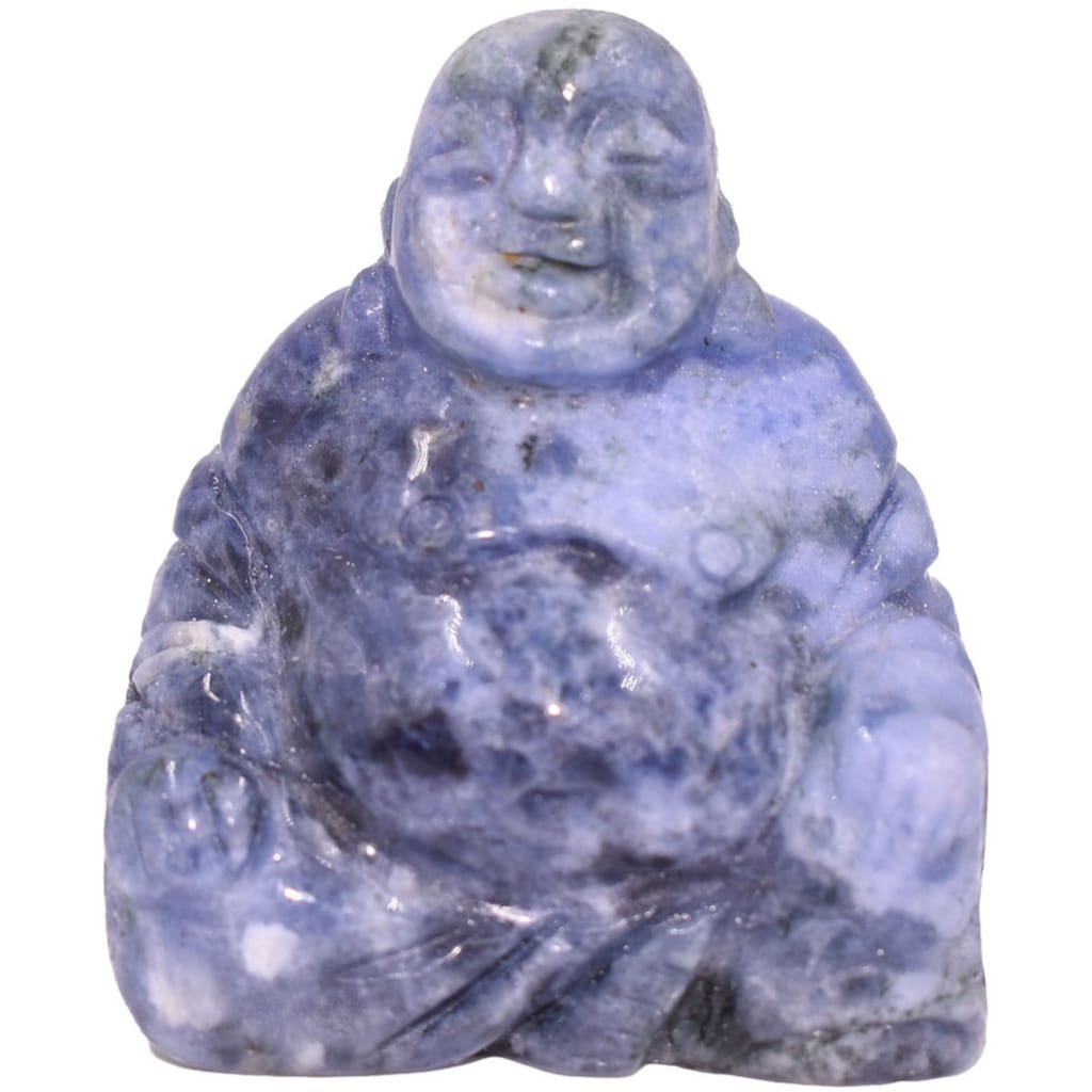 Firetti Buddhafigur »Schmuck Geschenk Edelsteinfigur Ausdauer & Mut Sodalith«