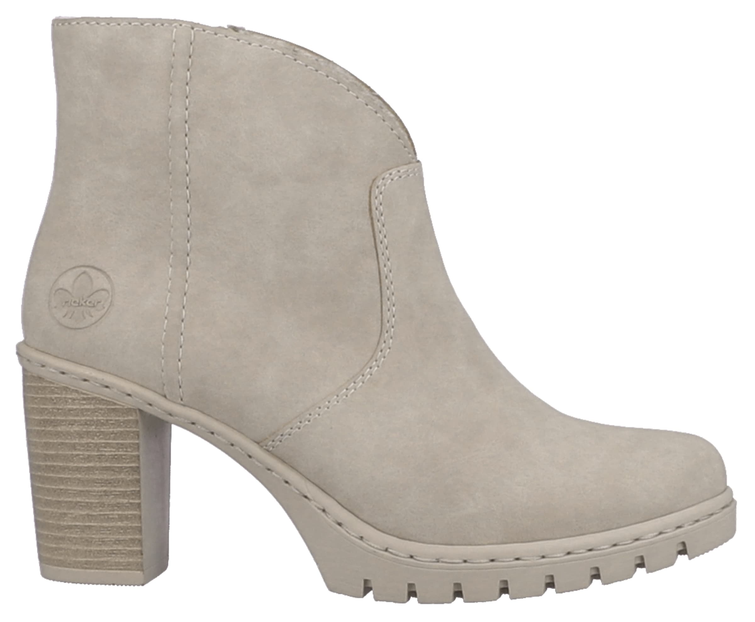 Rieker Ankleboots, Stiefelette, Plateauboots, Blockabsatz, in eleganter Optik