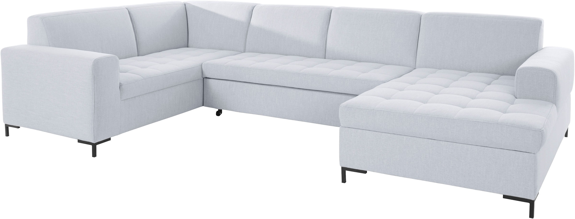 OTTO products Wohnlandschaft Grazzo U-Form, hochwertige Stoffe aus recycelt günstig online kaufen