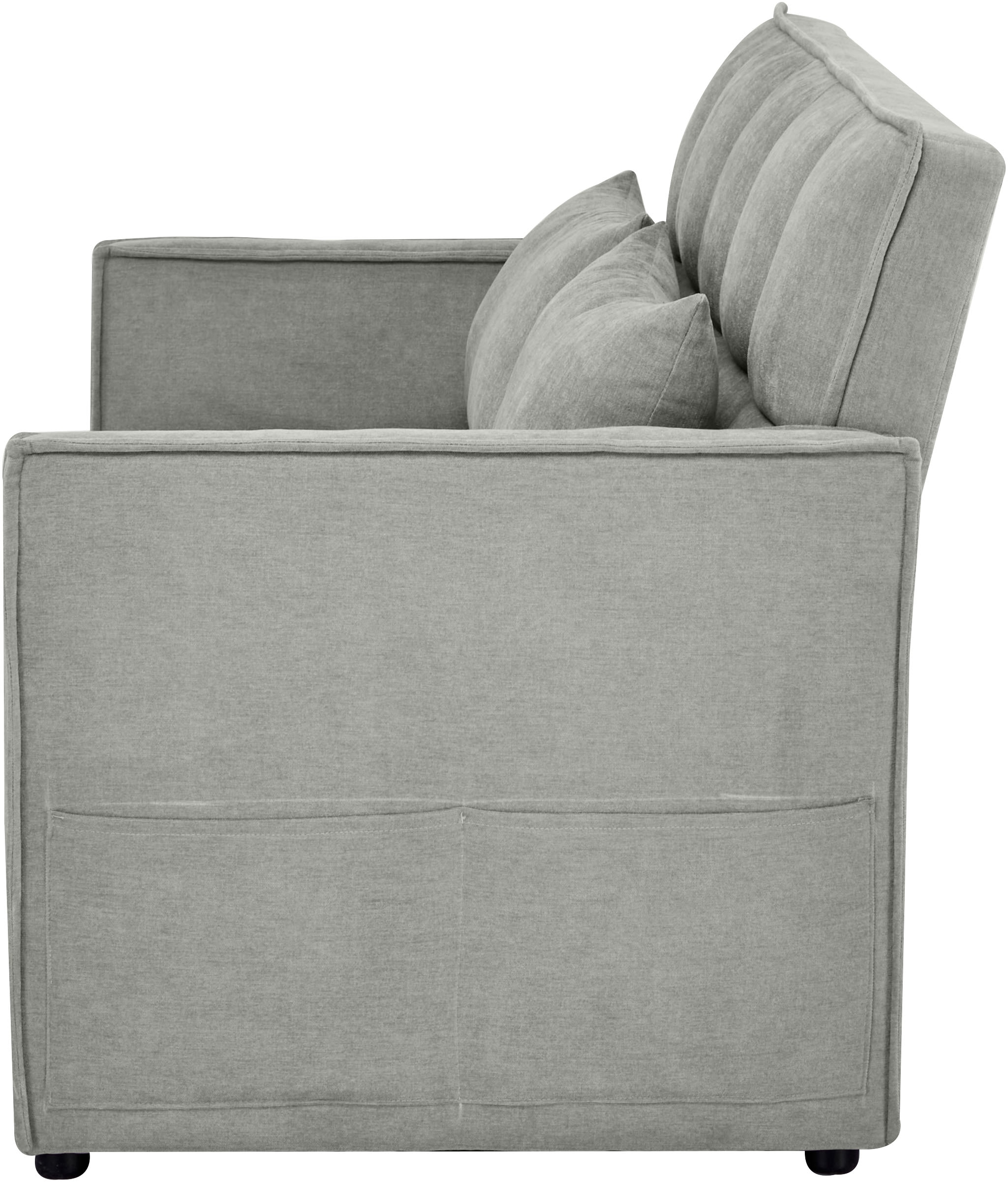 OTTO home Schlafsofa »STEFFO, 159 cm, 2-Sitzer, mit verstellbarer Rückenlehne« verstellbarer Rückenlehne, Klappmechanismus, Webstoff