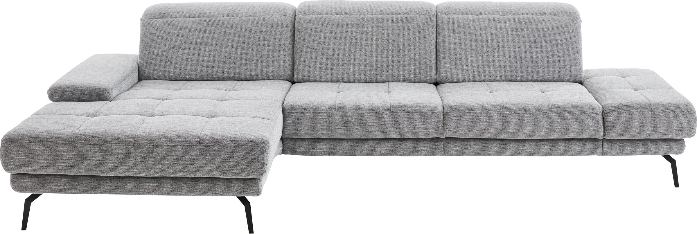 Die PlanBar Ecksofa »MP-IN20126 L-Form mit Federkern-Polsterung«, mit Kopft günstig online kaufen