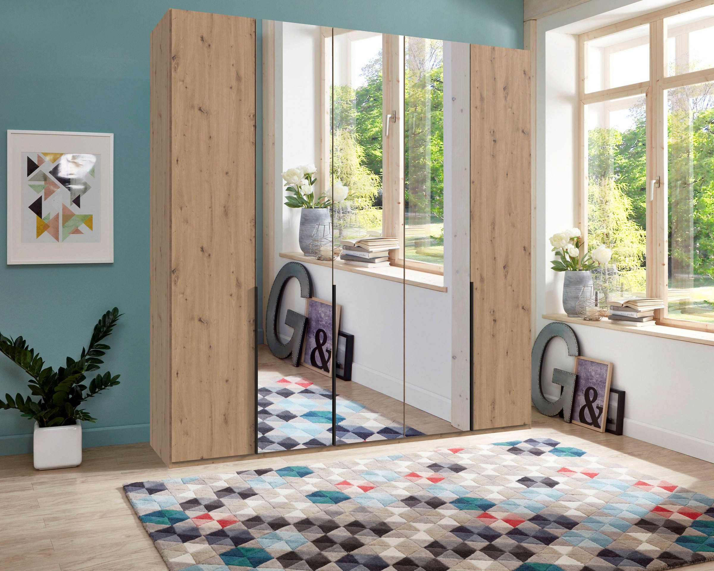 Wimex Kleiderschrank »Mugano,in 5 Breiten,2 Höhen,2 Tiefen, viele Farben, M günstig online kaufen