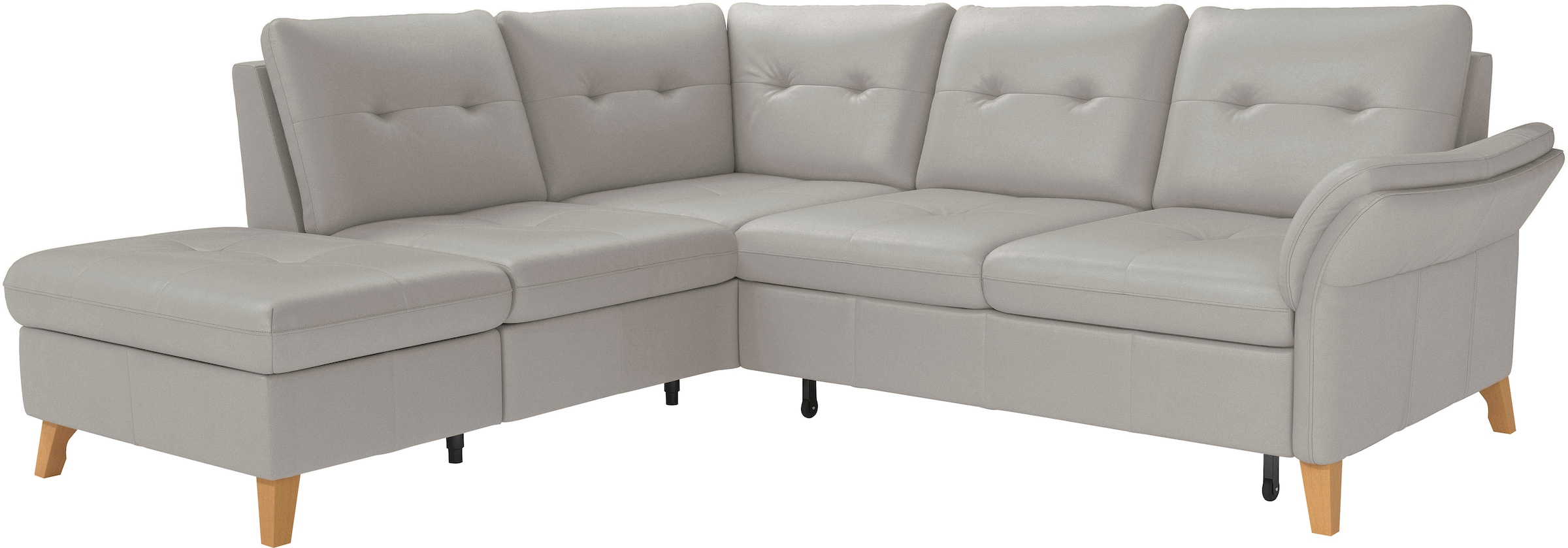 sit&more Ecksofa »Göteborg«, inkl. Sitztiefenverstellung, wahlweise mit Bettfunktion & Bettkasten