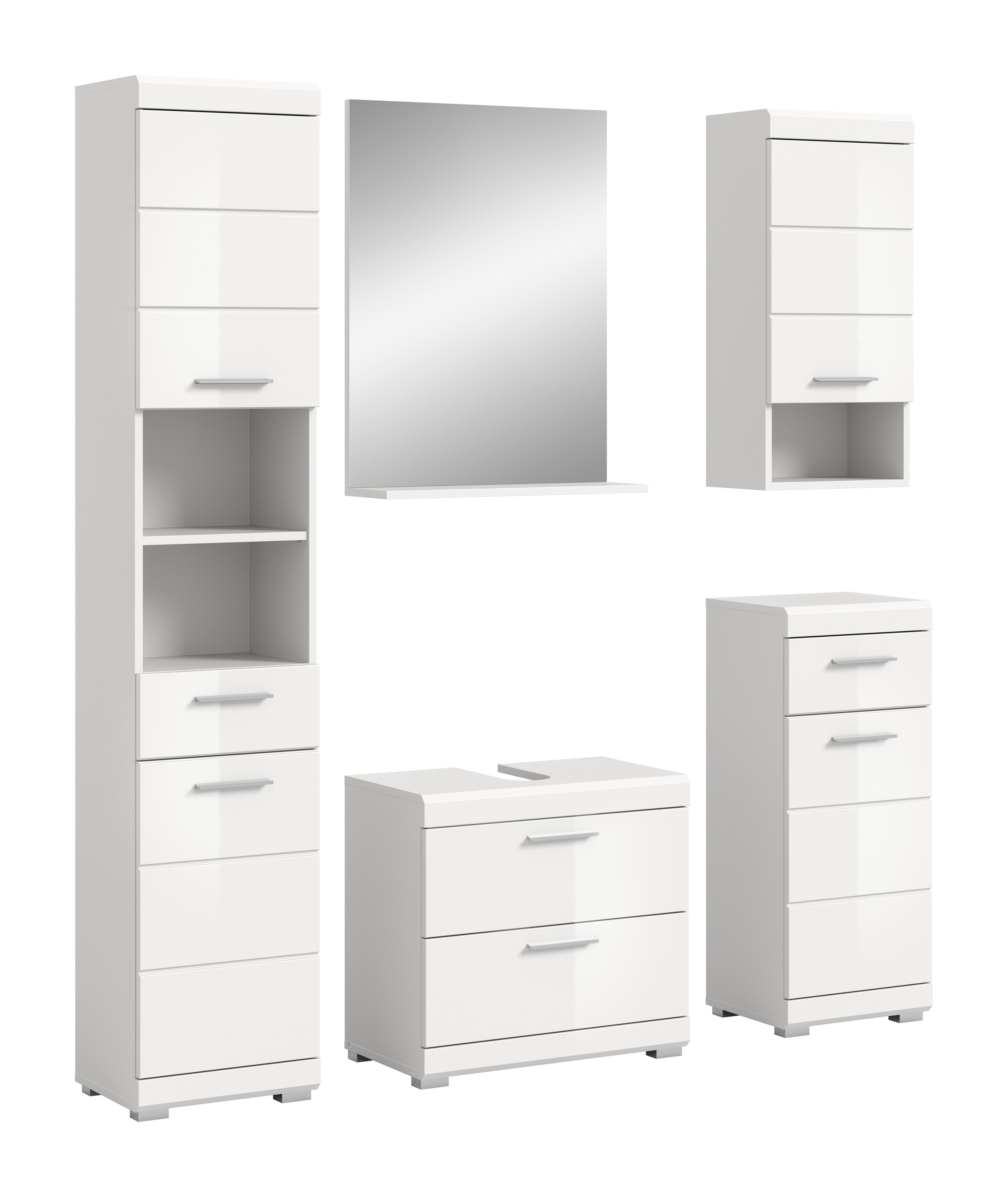 INOSIGN Badmöbel-Set »Siena, 5 teilig, bestehend aus:« Set, TOPSELLER!, 5 S günstig online kaufen