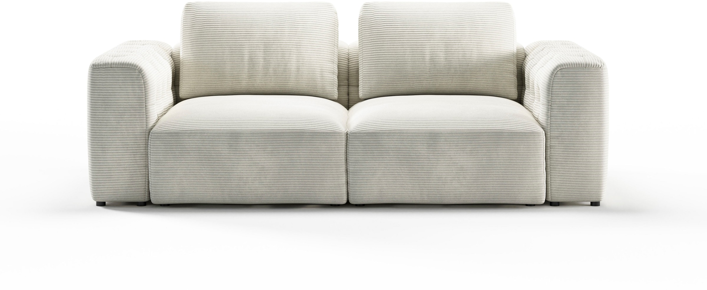 RAUM.ID 2-Sitzer »Cushid«, Modulsofa, bestehend aus 2 Teilen, Breite 218 cm