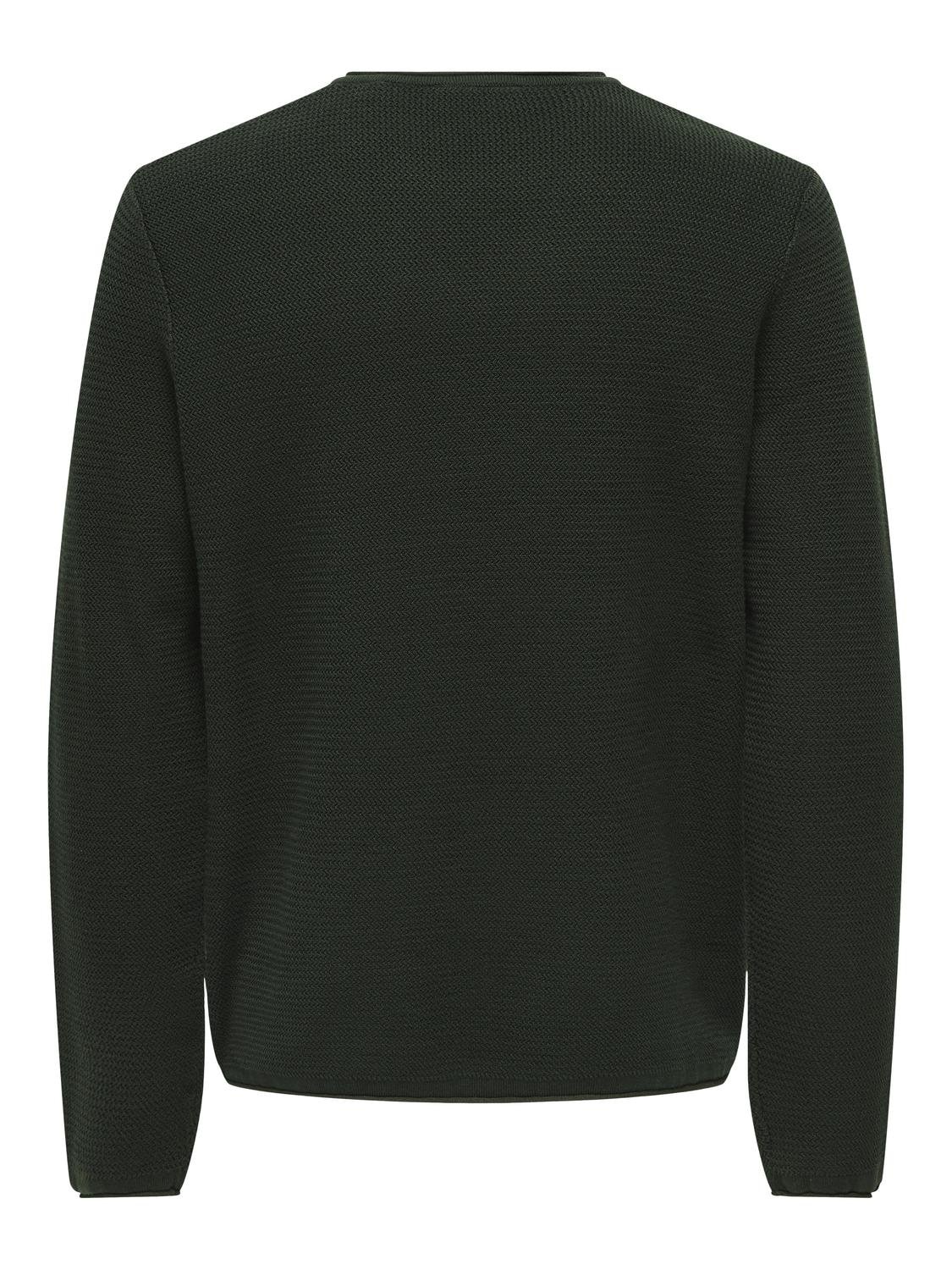 ONLY & SONS Strickpullover »ONSERIC REG 12 STRUC CREW KNIT«