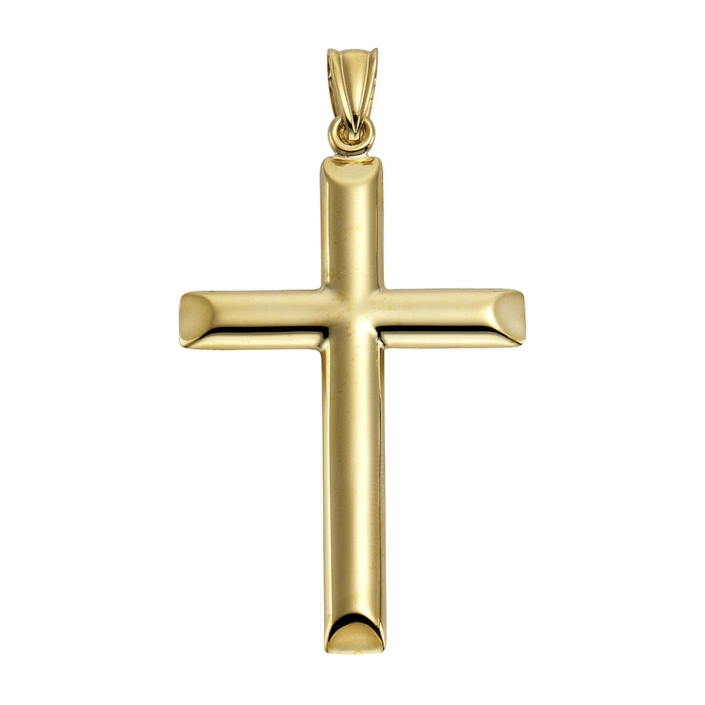 Vivance Kettenanhänger »585 Gold Motiv Kreuz«