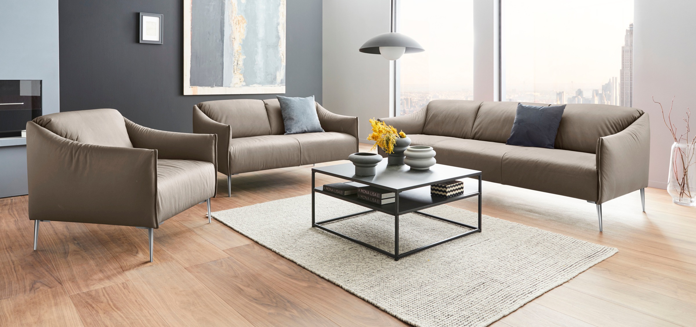 W.SCHILLIG Cocktailsessel »sally«, mit Metallfüßen in Chrom glänzend