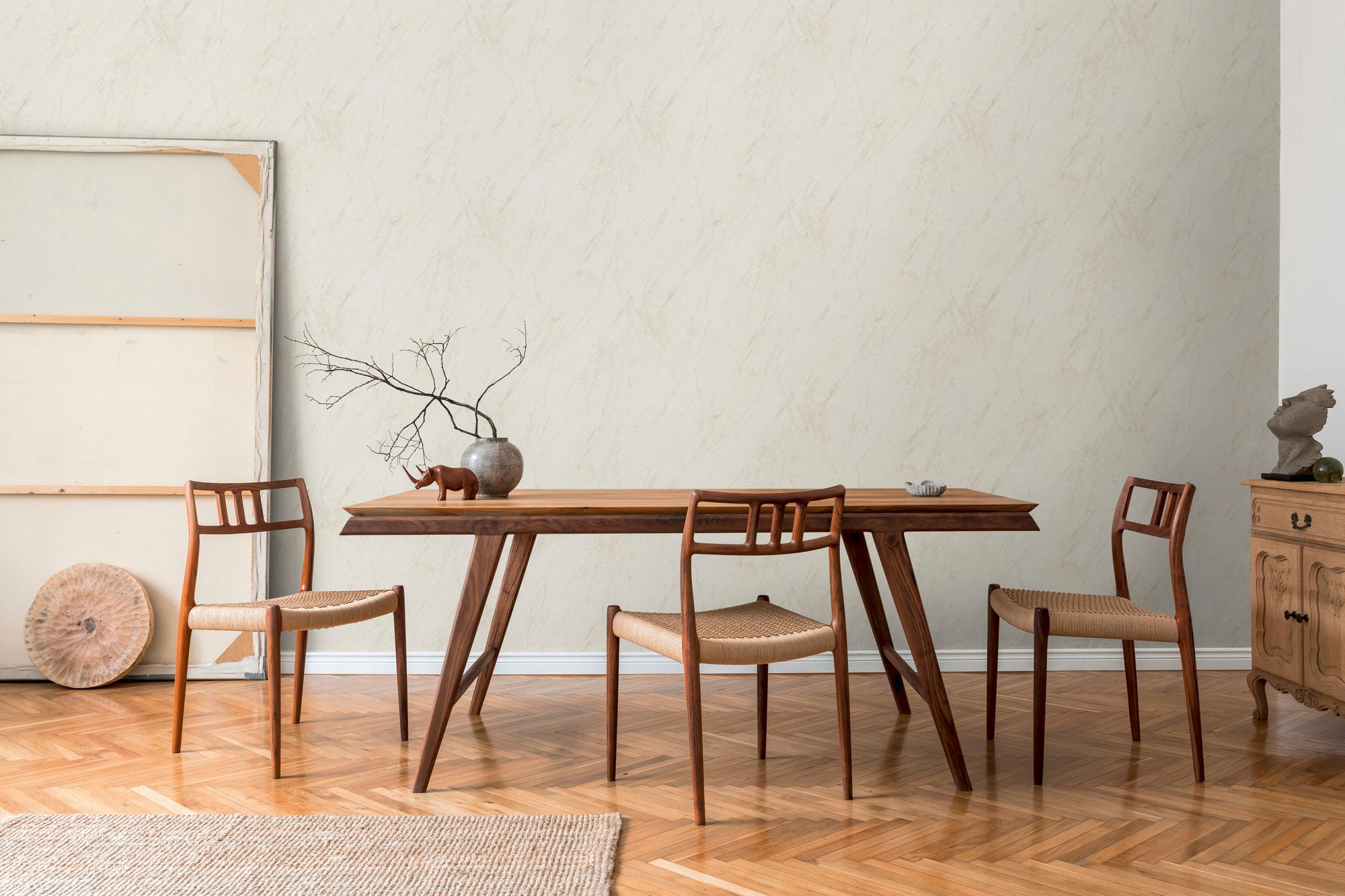 A.S. Création Vliestapete »THE BOS Marmor Marmortapete«, matt-gemustert-neutral, Steinoptik Tapeten Wohnzimmer Schlafzimmer Küche modern Design Design