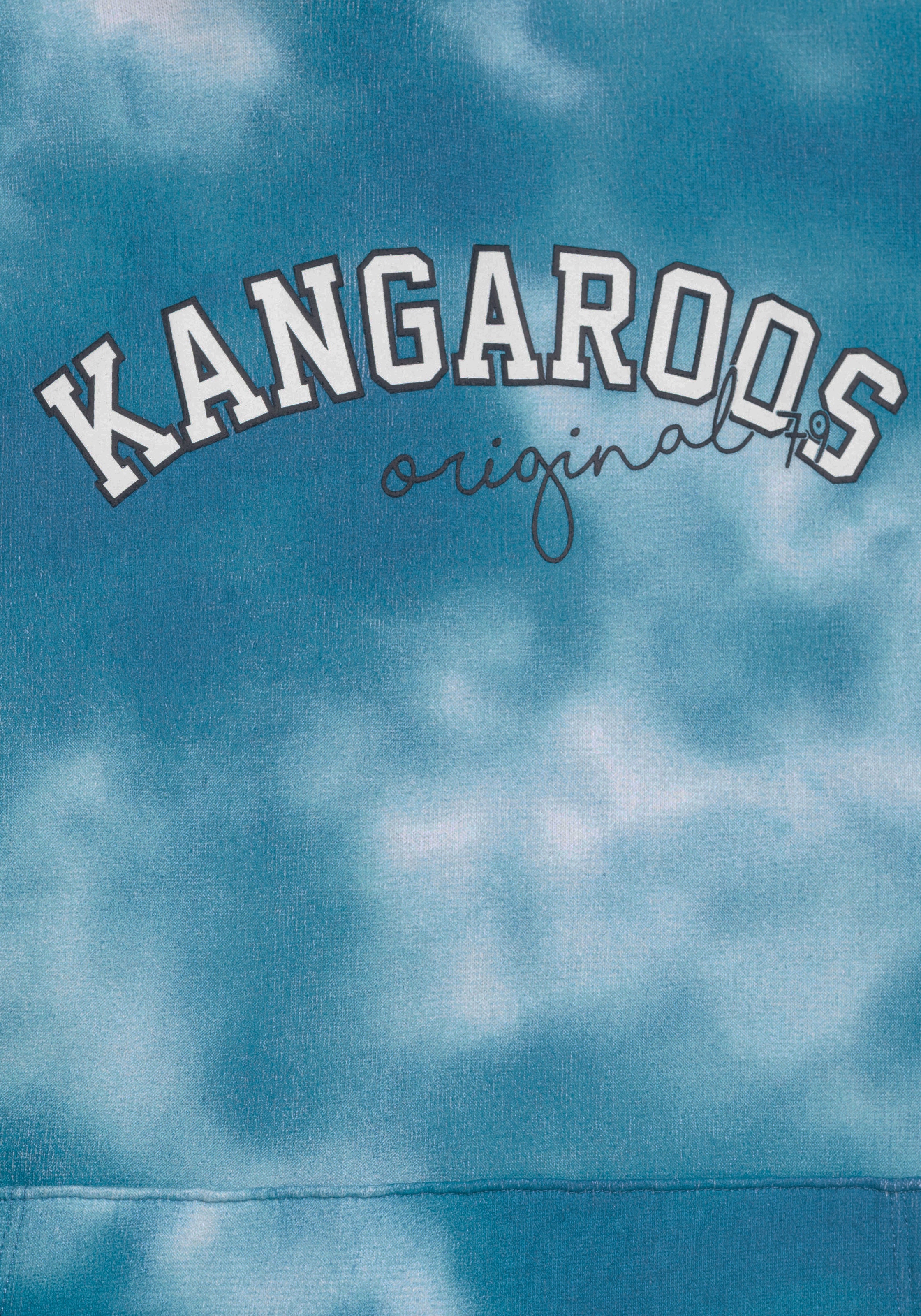 KangaROOS Kapuzensweatshirt »Kangaroos kaufen Jungen«, mit im Batik-Print allover Online-Shop