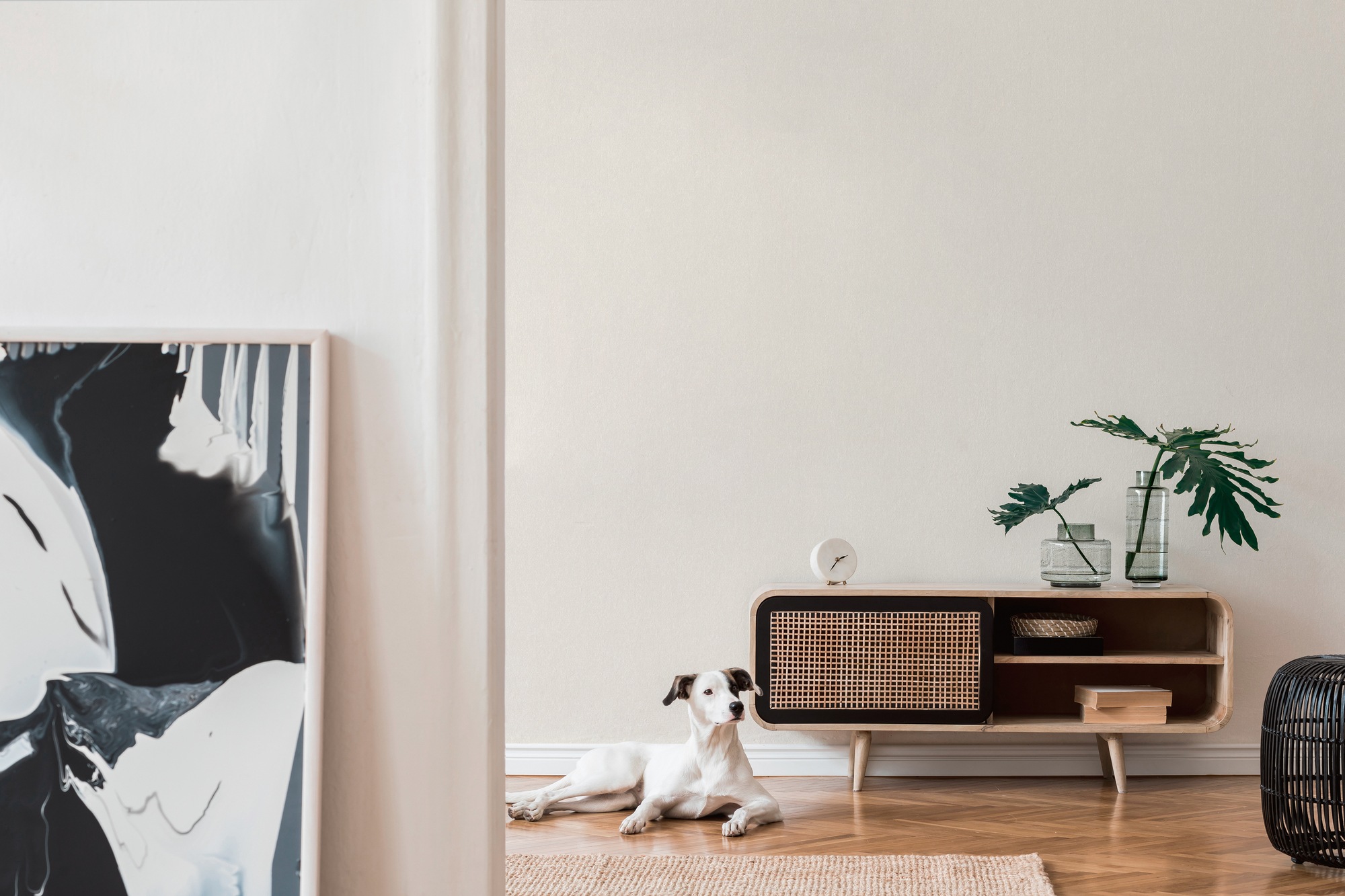 A.S. Création Vliestapete »Attractive 2 Mustertapete« gemustert | matt | neutral glatt Unitapete glatt Hellgrau einfarbig Tapeten Wohnzimmer modern Design