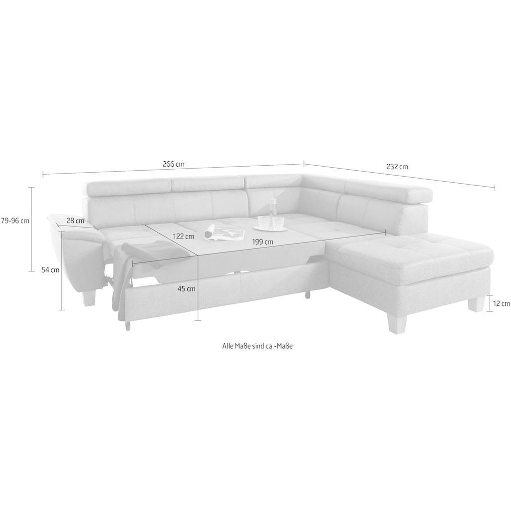 exxpo - sofa fashion Ecksofa »Enya«