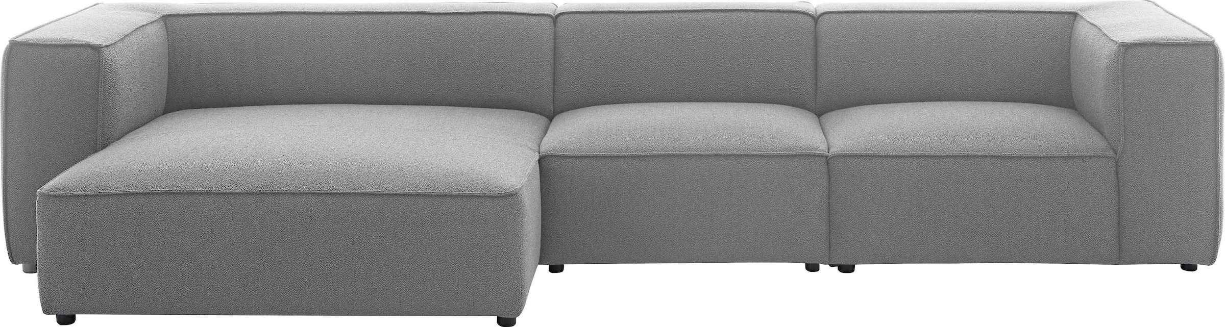 W.SCHILLIG Ecksofa »around-the-block Mega Sofa, viel Platz und hoher Sitzkomfort, L-Form« mit eleganter Biese, mit Federkern, Breite 341 cm