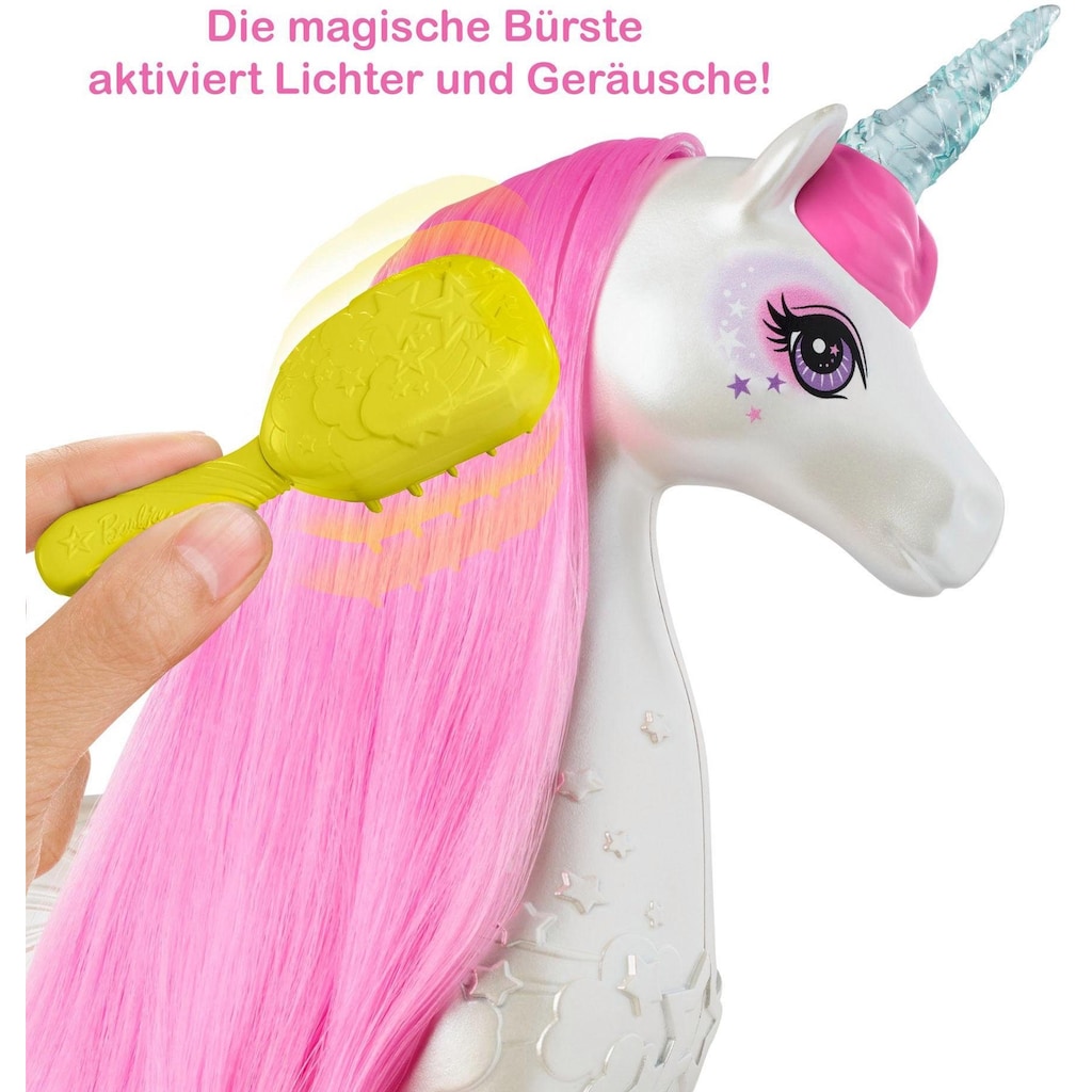 Barbie Spielfigur »Dreamtopia Regenbogen-Königreich Magisches Haarspiel Einhorn«