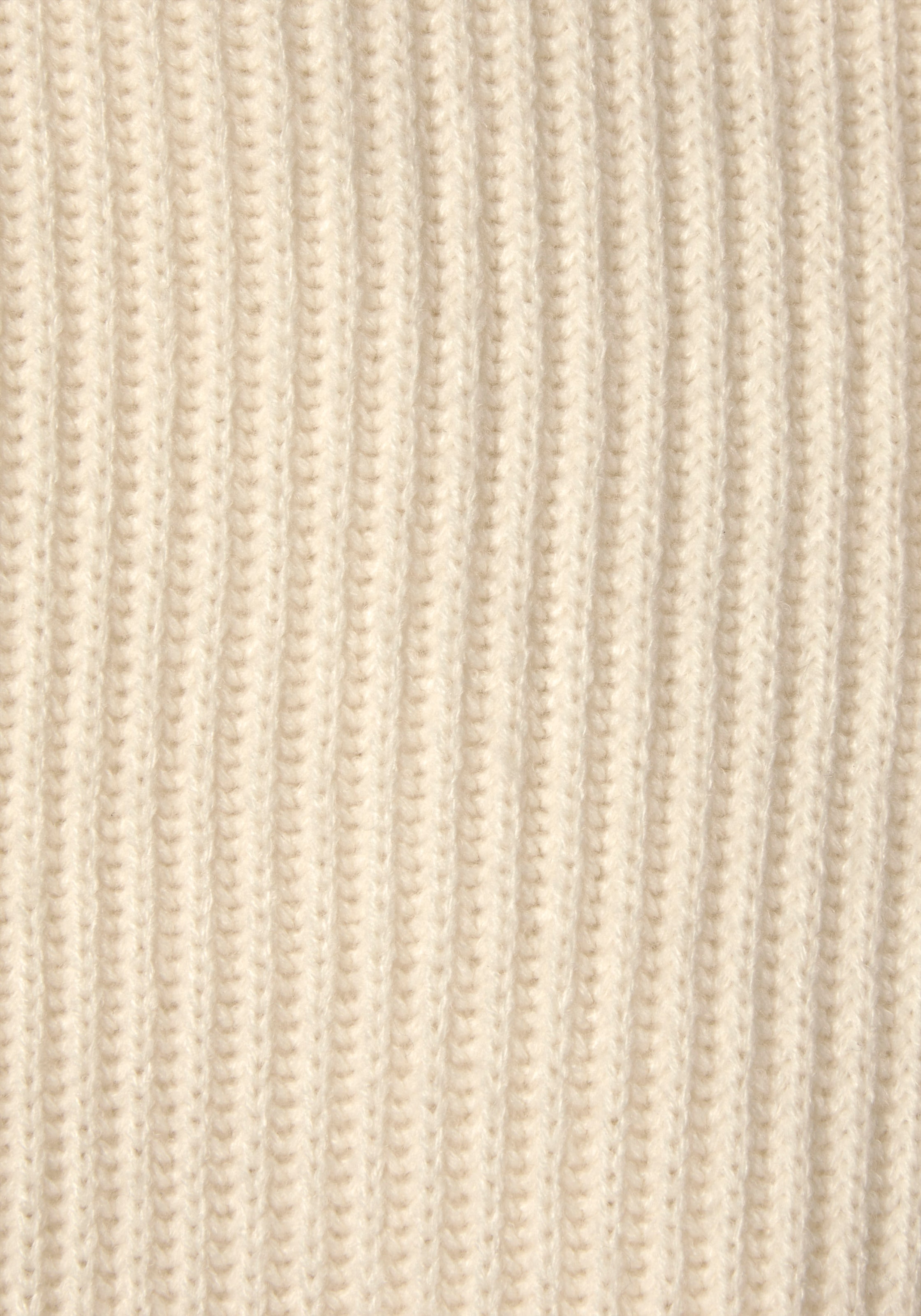 LASCANA Rollkragenpullover, mit Zierknöpfen am Ärmelabschluss, Strickpullover