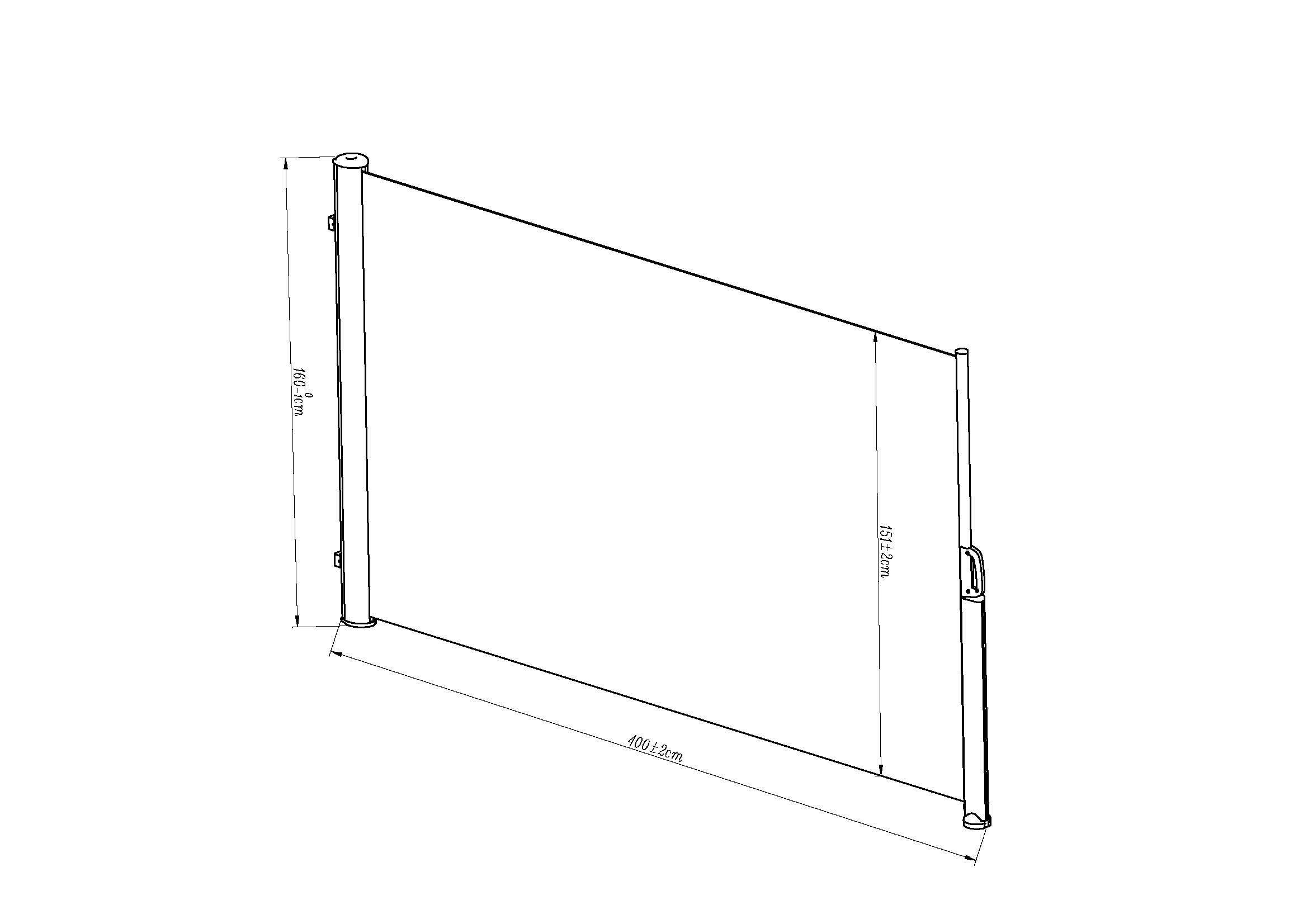 KONIFERA Seitenmarkise »BW92000-1«