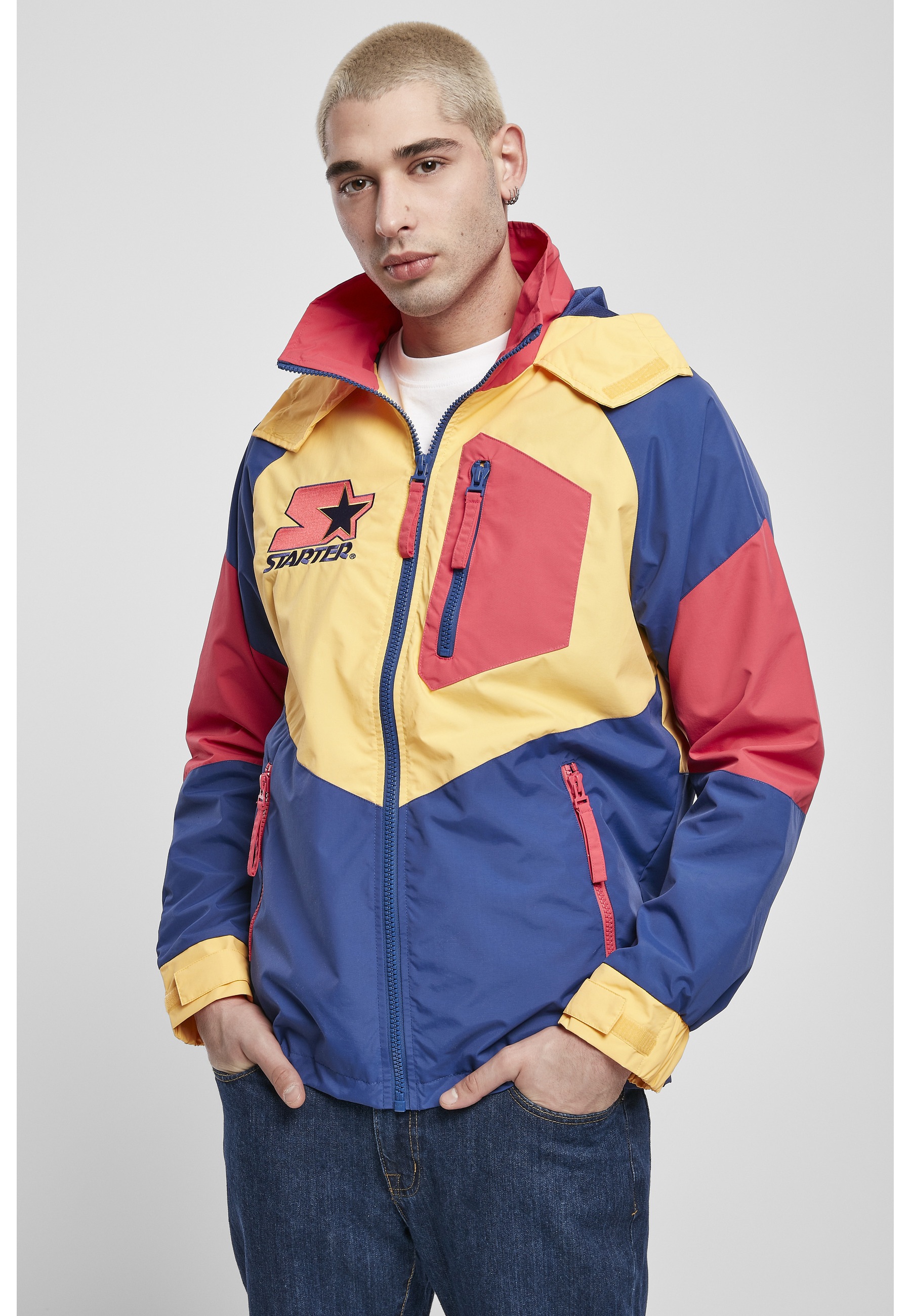 Starter Black Label Funktionsmantel »Starter Black Label Herren Starter Multicolored Logo Jacket«