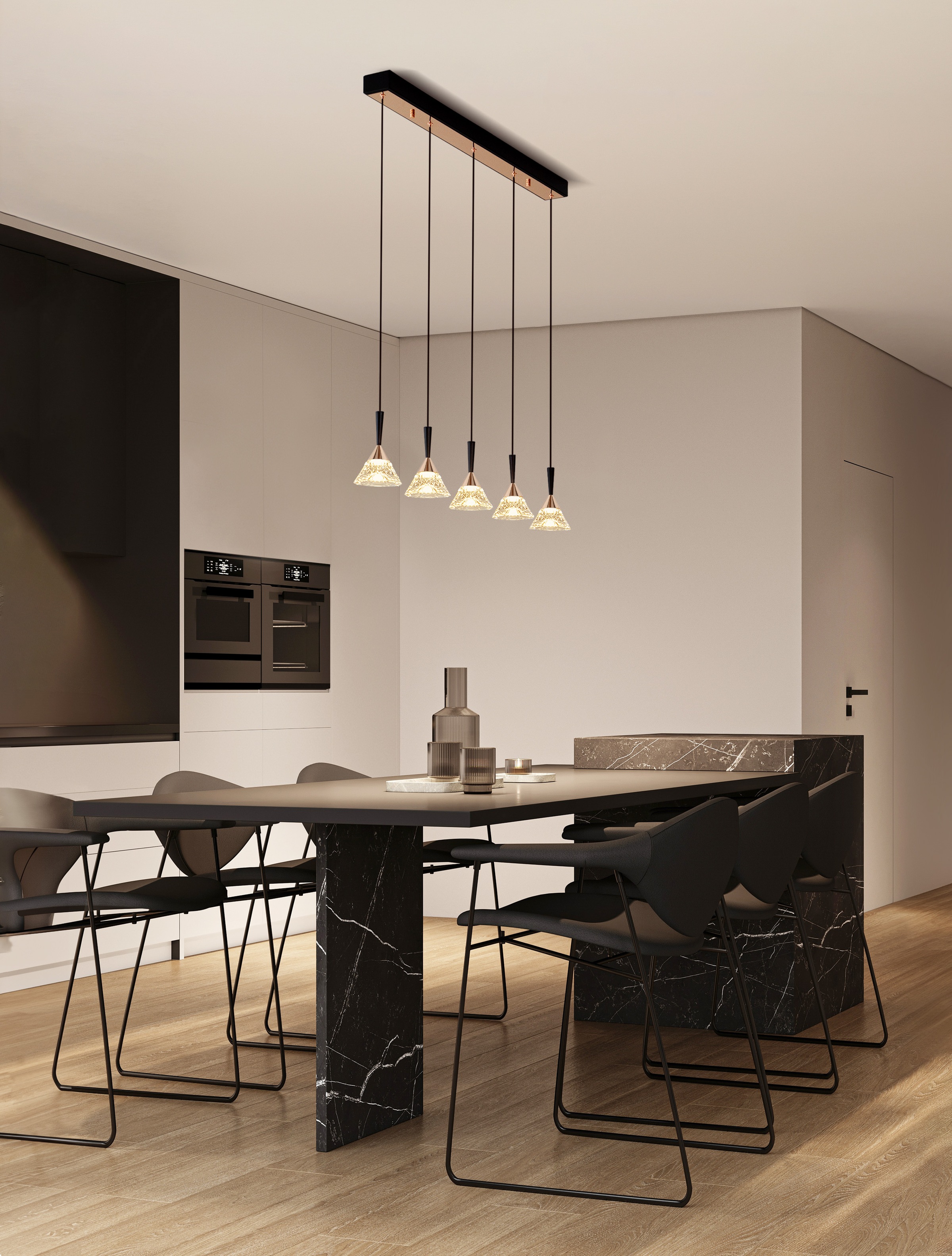 Nova Luce Pendelleuchte »PALUZ« LED-Modul 1 Stk. Warmweiß günstig online kaufen