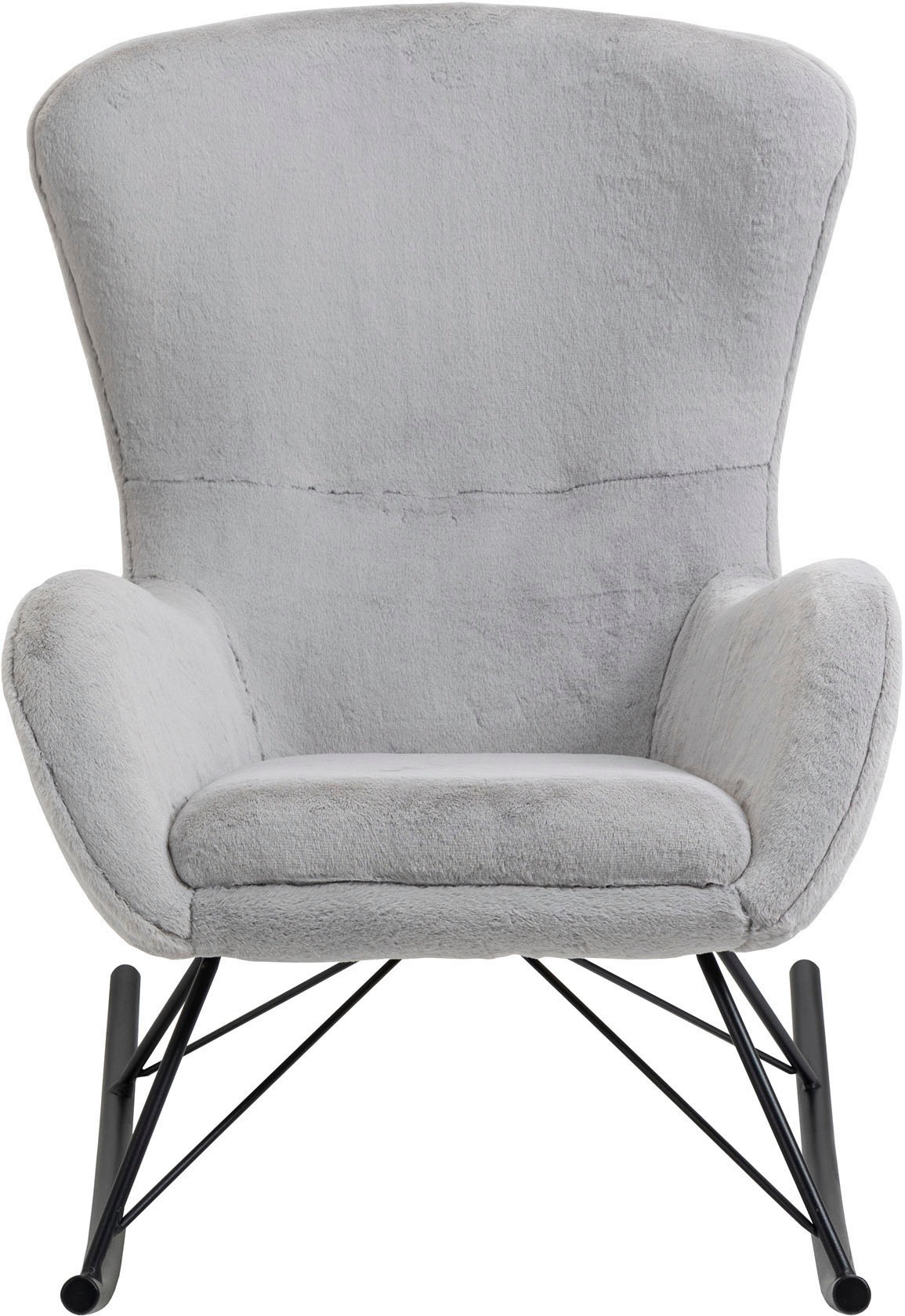 SalesFever Schaukelstuhl »Komfortabel entspannen« () in Lammfelloptik günstig online kaufen