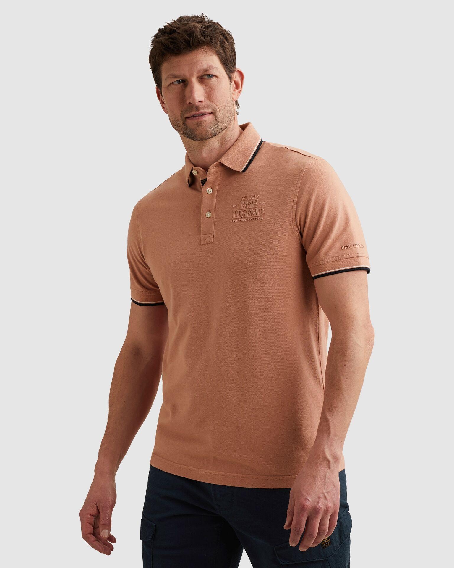 PME LEGEND Poloshirt »Short sleeve polo stretch pique« Regular fit, Kurzarm, casual Stil