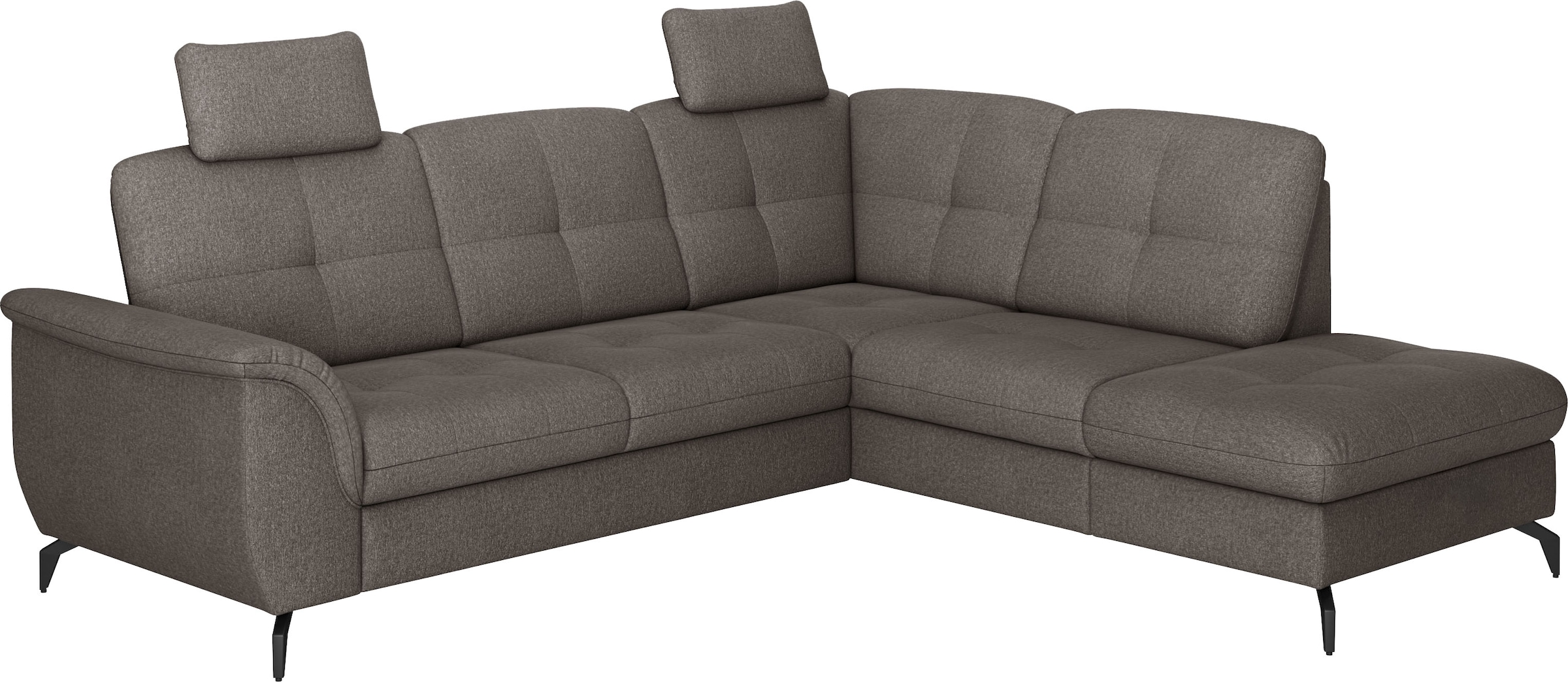 sit&more Ecksofa »Zora L-Form«, wahlweise mit Bettfunktion und Bettkasten