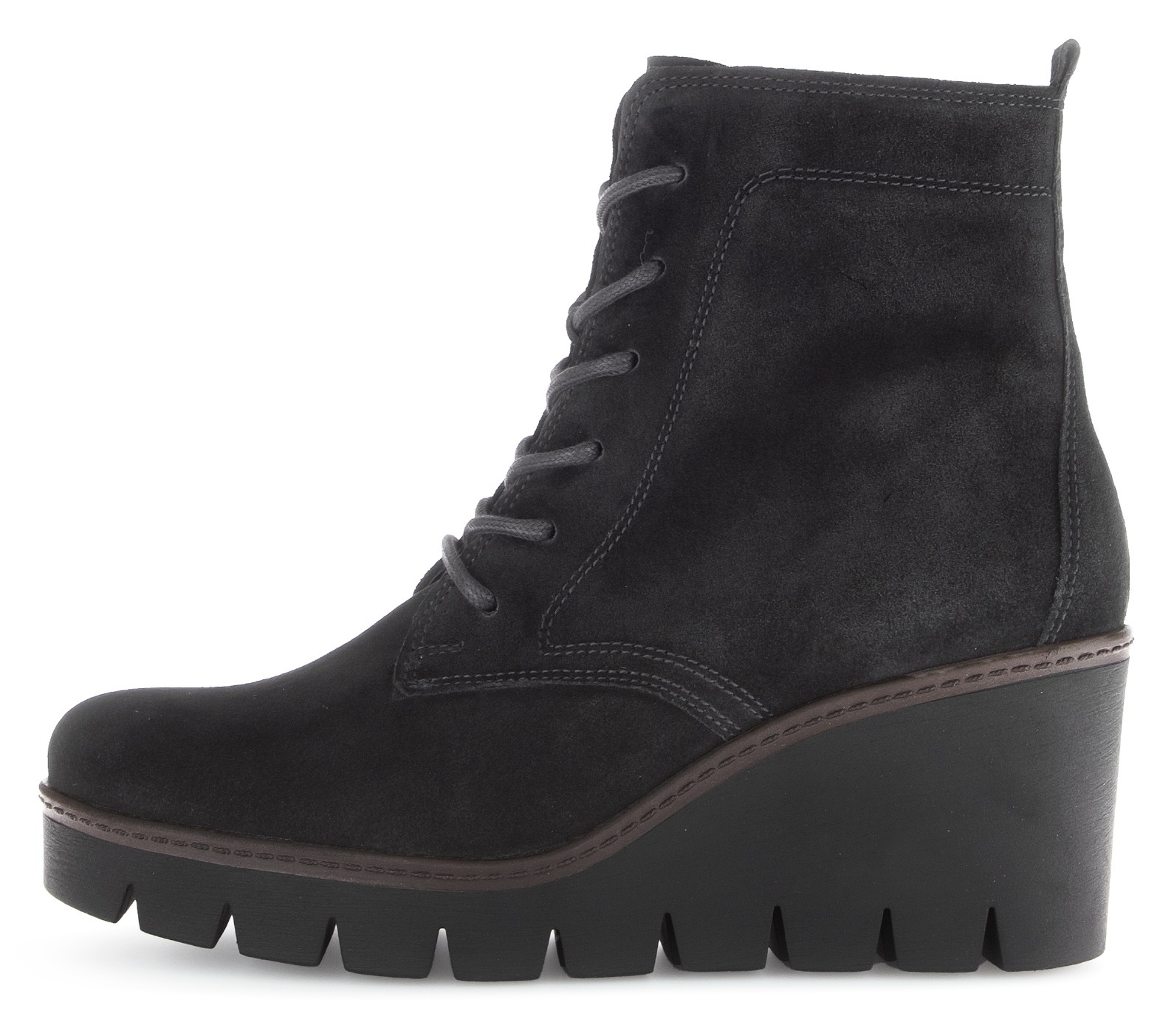 Gabor Stiefelette, Keilabsatz, Schnürboots, Keilstiefelette, Best Fitting-Ausstattung